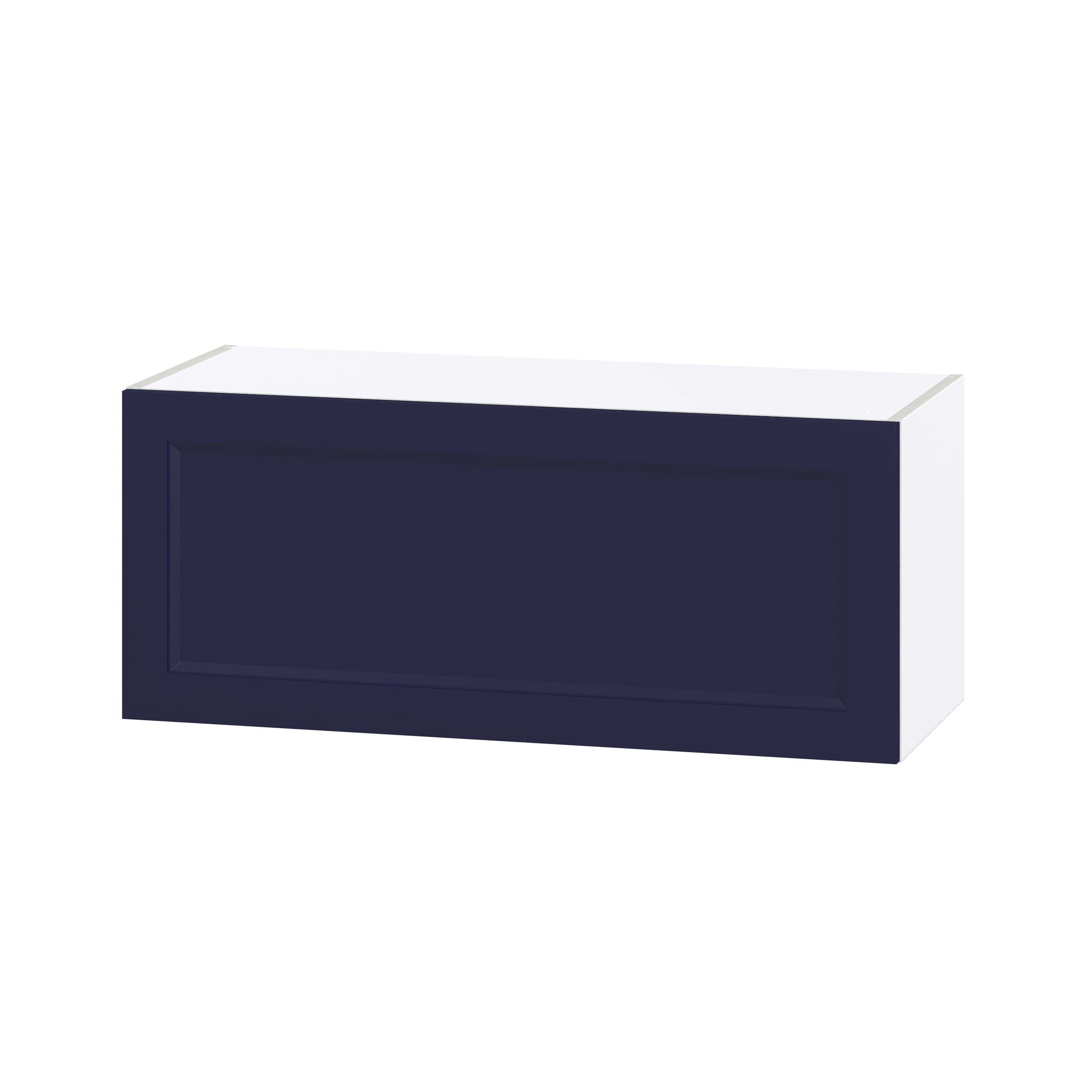 Hugo&Borg DSWLU3615-LO Lorette 36-in W x 15-in H x 14-in D Navy Blue Wall Fully assembled Cabinet (Recessed Panel Shaker)