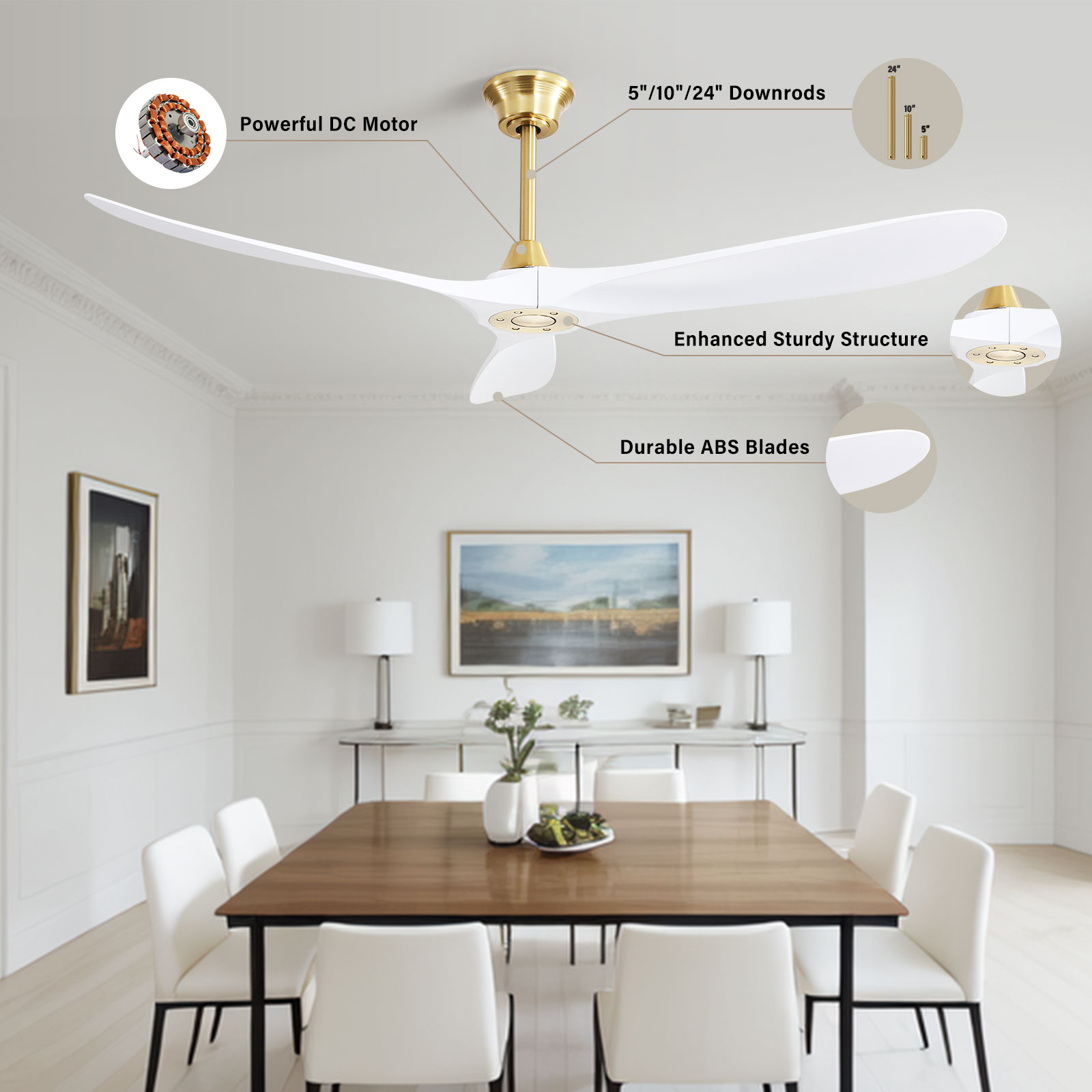 Bayfeve BFGBK-20380-CF Ceiling-Fans - View #5