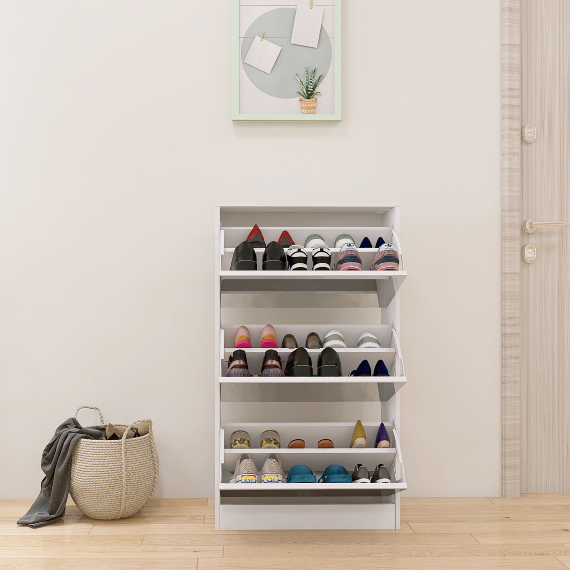 SINOFURN SYC080018WT Shoe-Racks - View #17