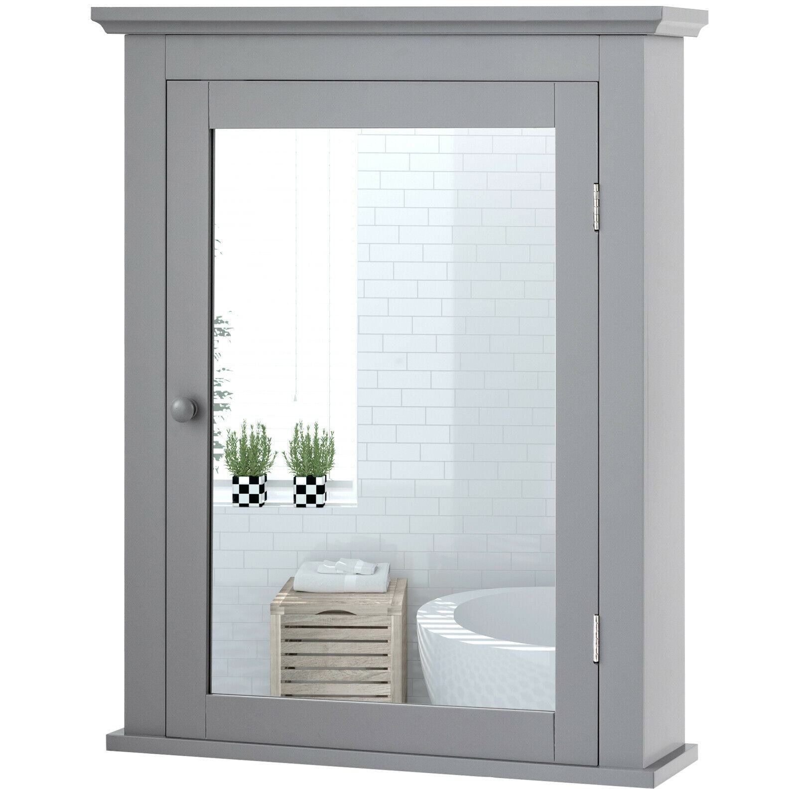 WELLFOR OUZ59321GR Bathroom-Medicine-Cabinets - View #3