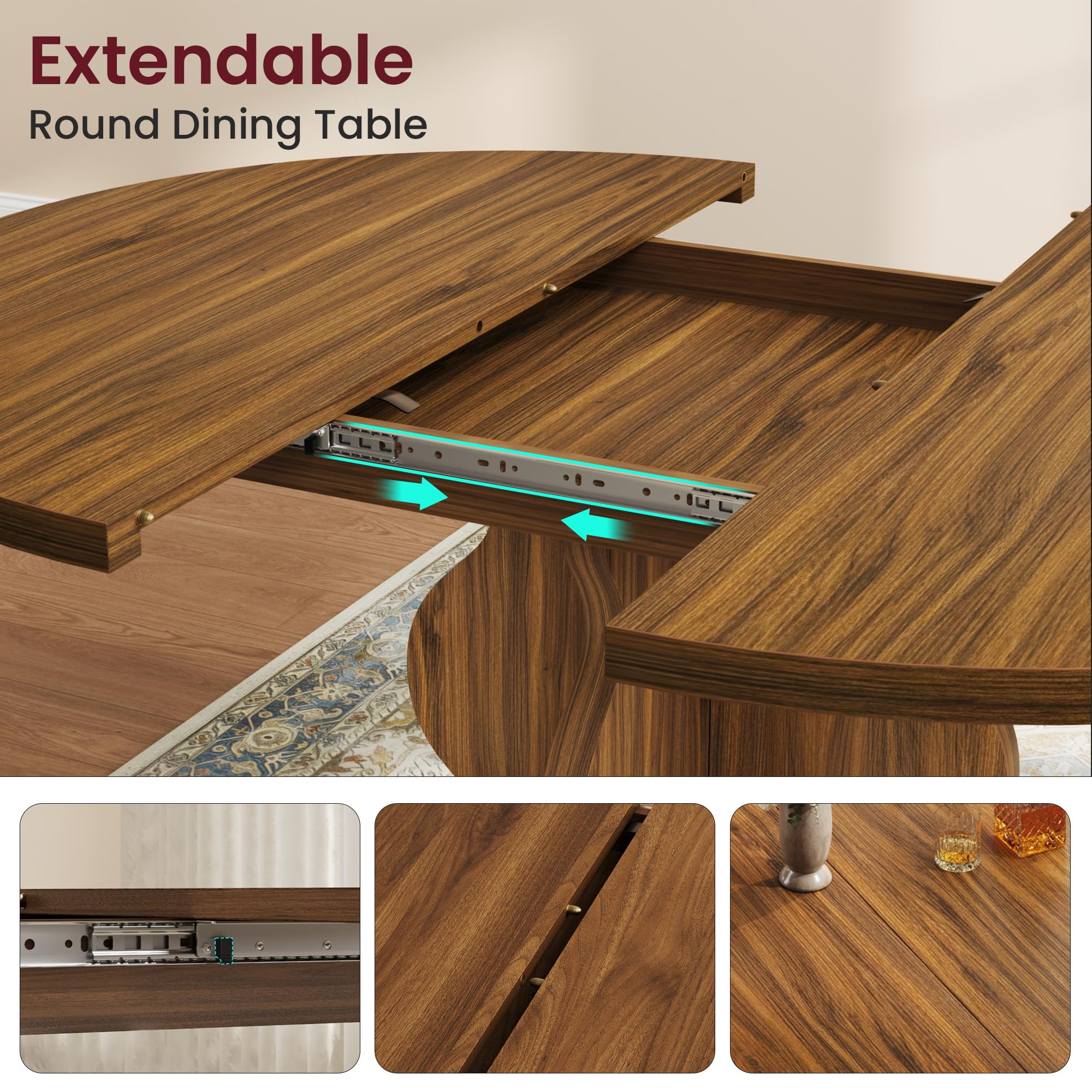 Garvee SCALABLE WALNUT Dining-Tables - View #6