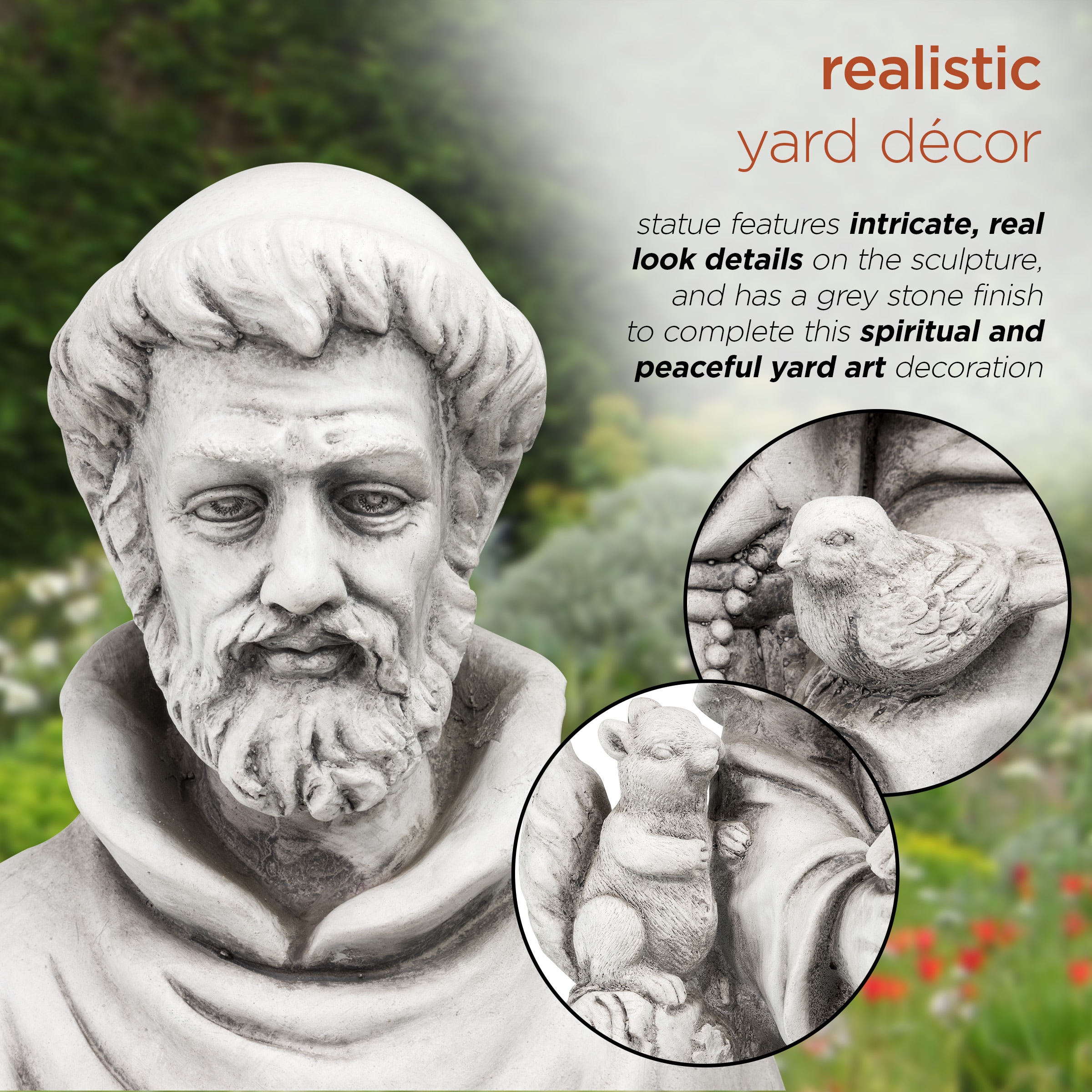 Alpine Corporation QFC102 Garden-Statue - View #6