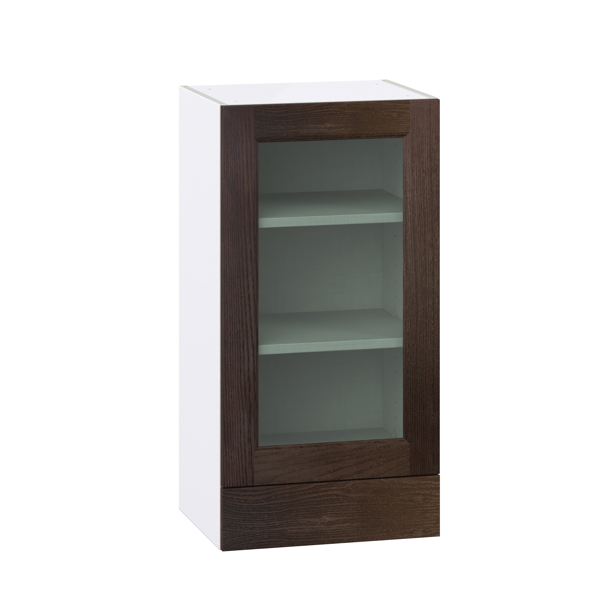 Hugo&Borg Montclaire 15-in W x 35-in H x 14-in D Wood 1-Drawer Wall Fully Assembled Cabinet (Recessed Panel Shaker Style)