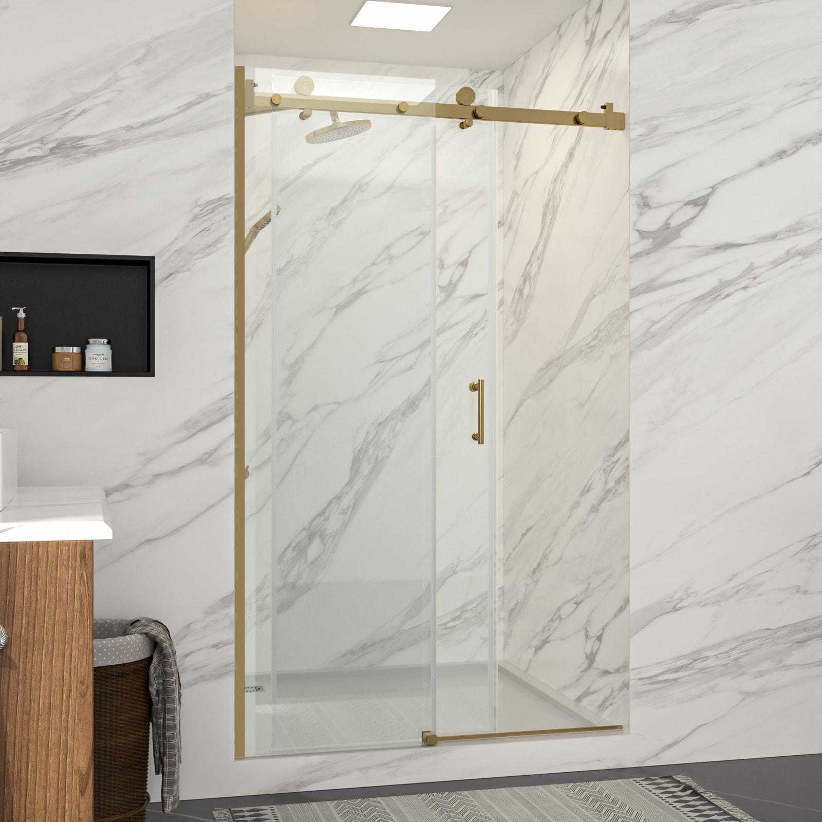 Lordear HWM-LD-3B31-1-34SS Shower-Doors - View #9