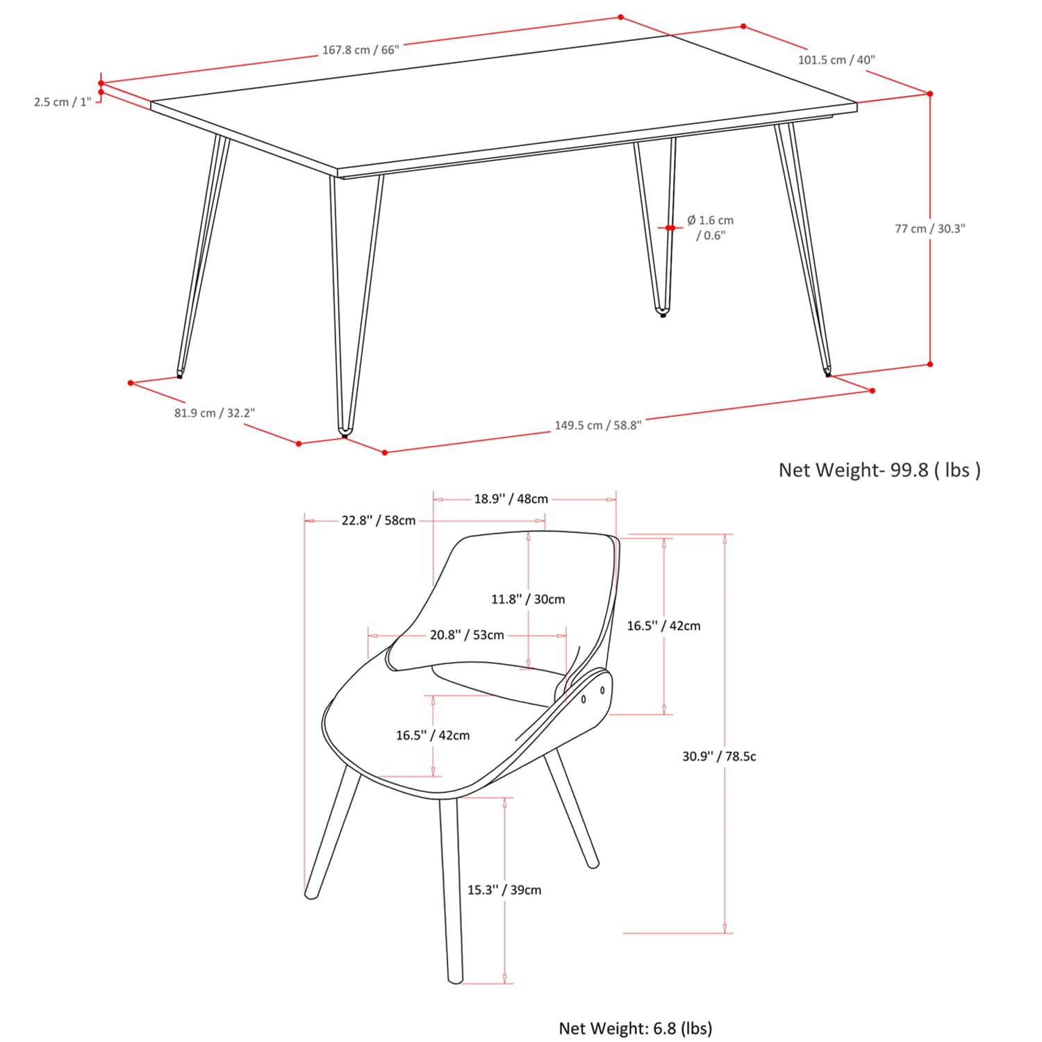 Simpli Home AXCDS7MUTNAG Dining-Sets - View #12