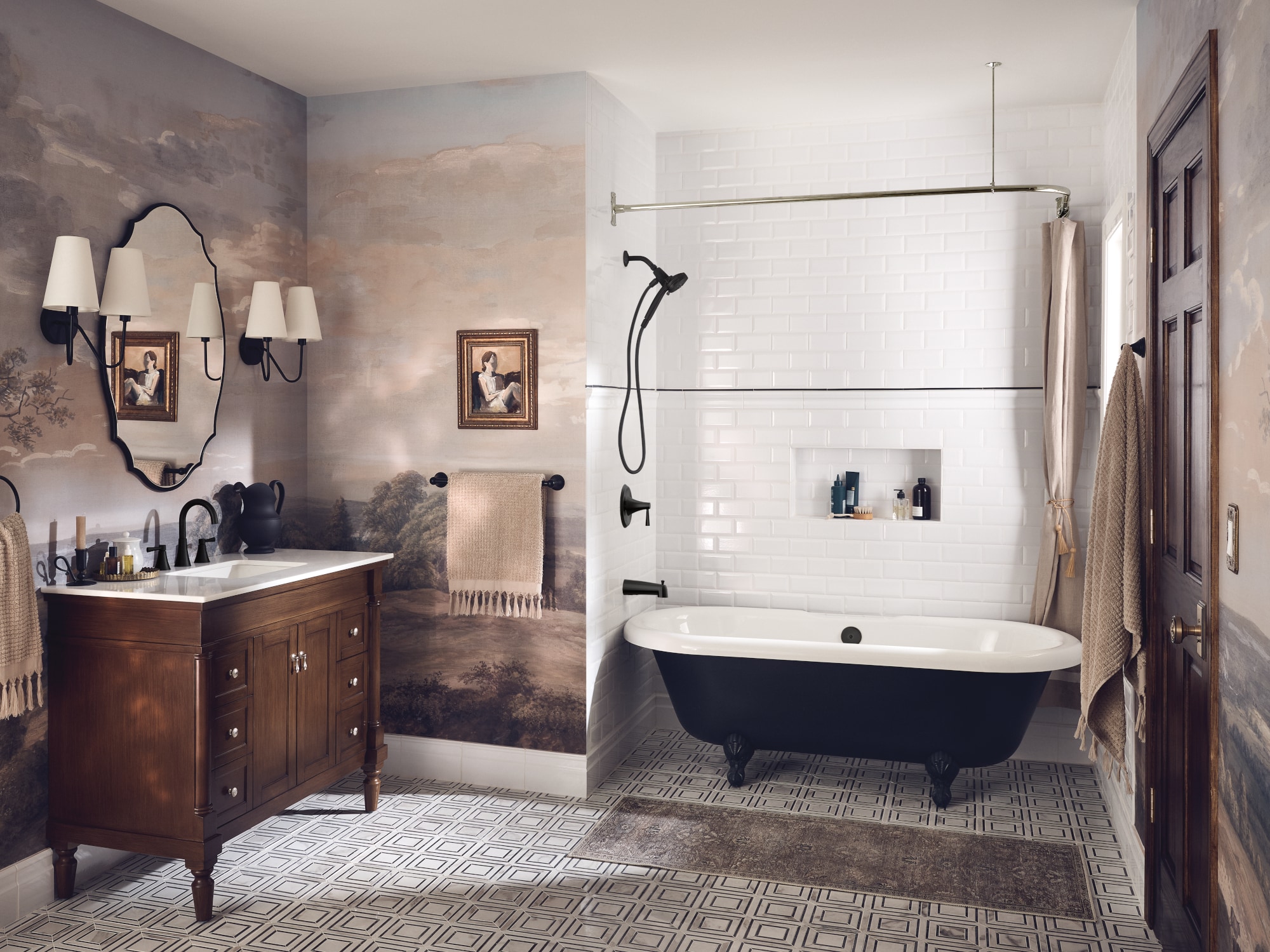 Moen 82021BL Tub-Shower-Faucets - View #6