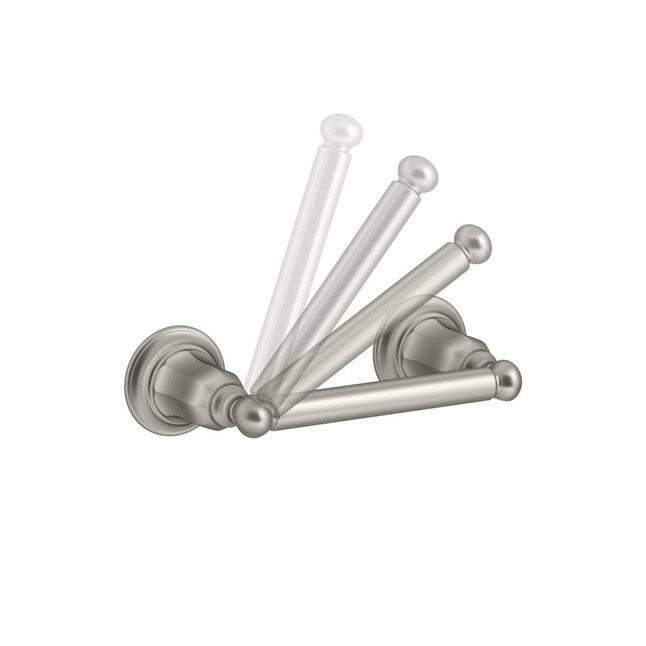 KOHLER Kelston Vibrant Brushed Nickel Wall Mount Spring-Loaded Toilet Paper Holder KOHLER Kelston Vibrant Brushed Nickel Wall Mount Spring-Loaded Toilet Paper Holder
