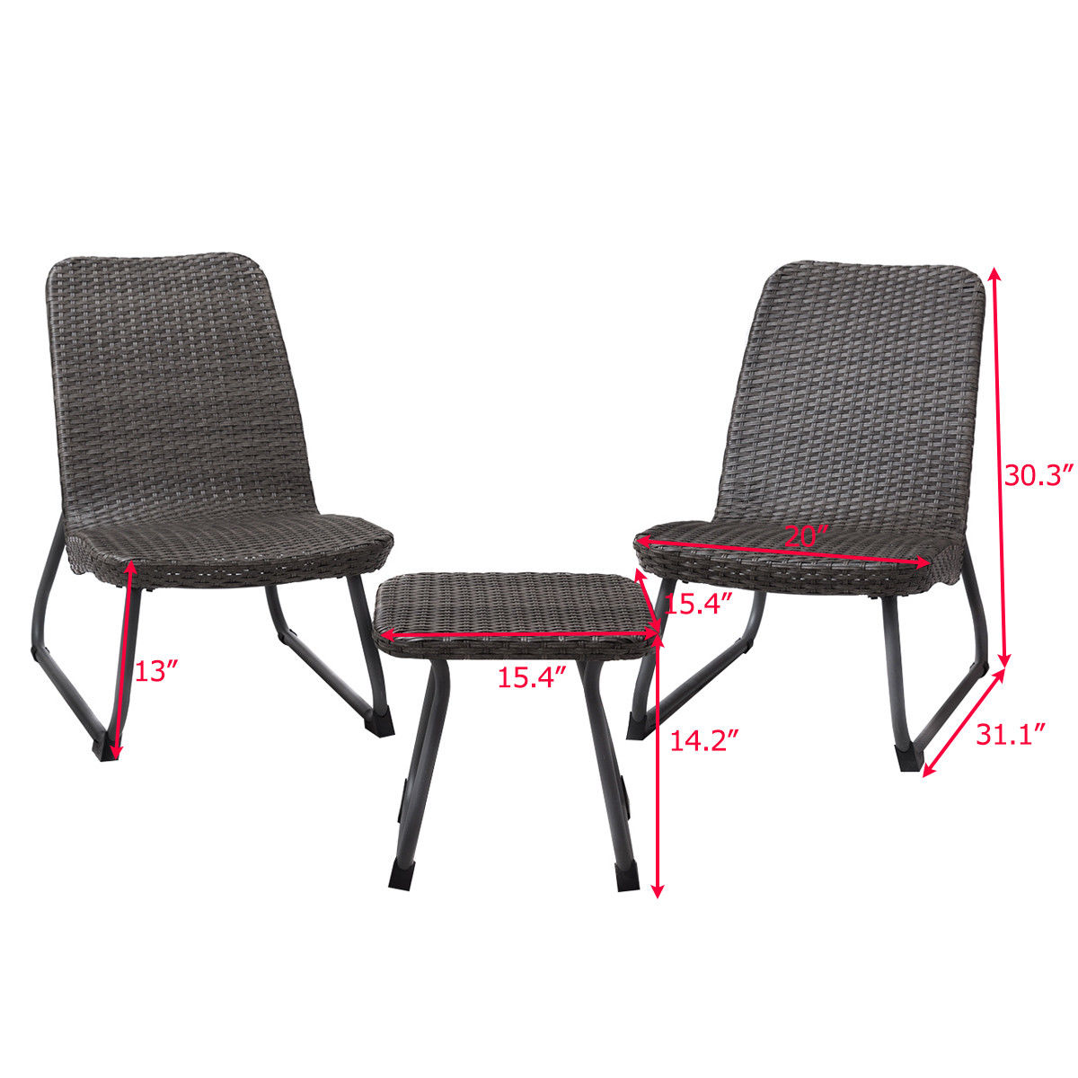 CASAINC WF-HW56049 Patio-Conversation-Sets - View #4