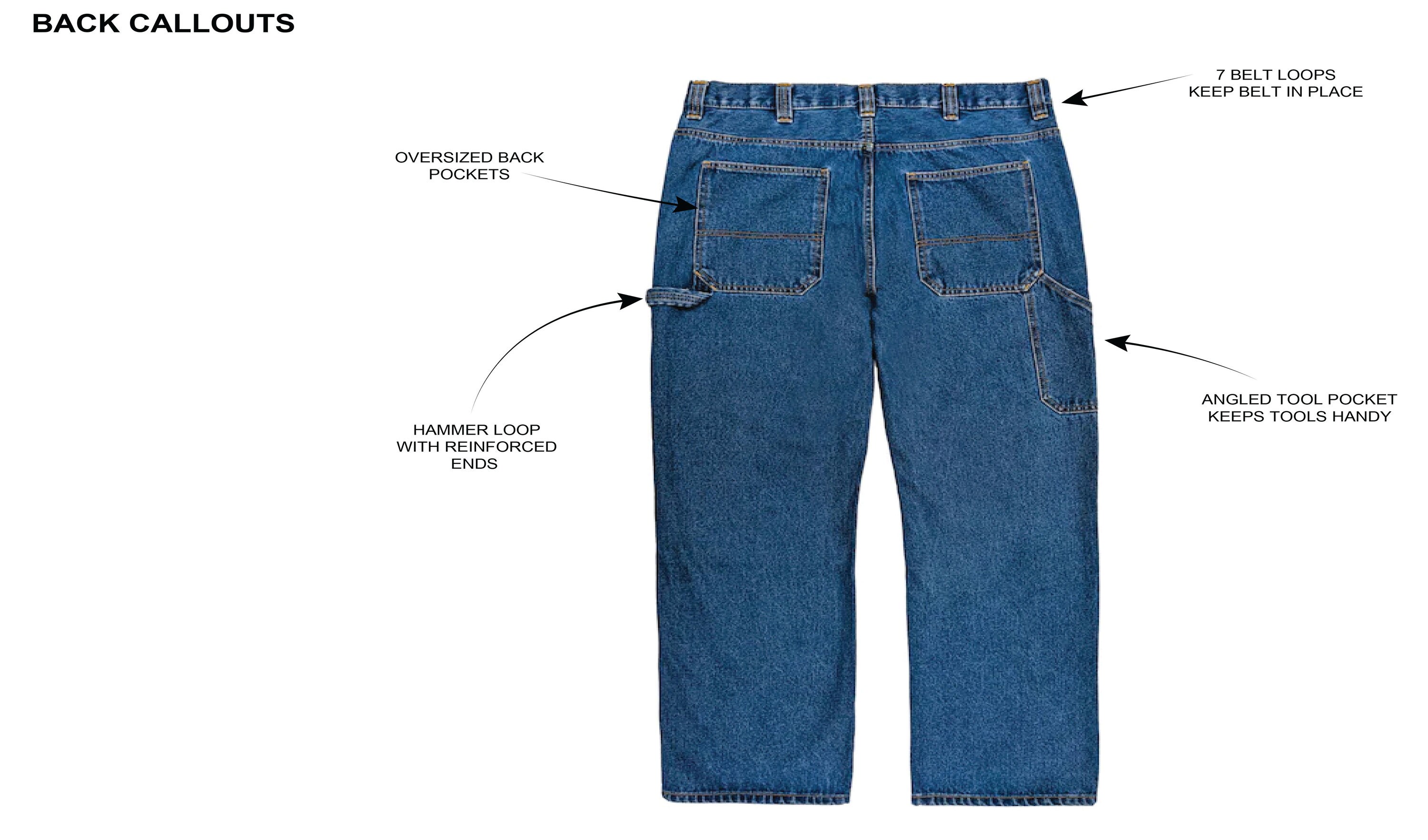 denim jeans: Women's Work Pants