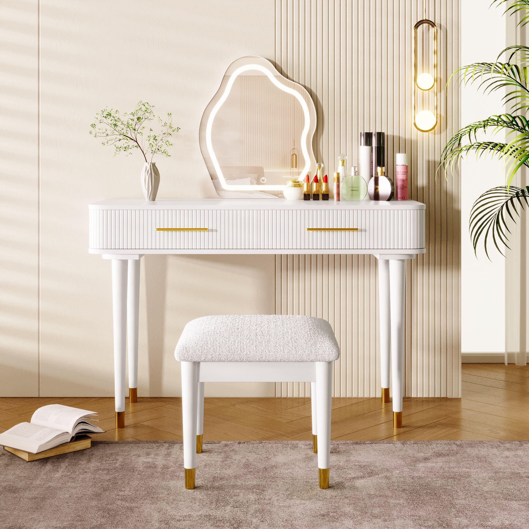 SINOFURN SYD250010WT Bedroom-Vanities - View #11
