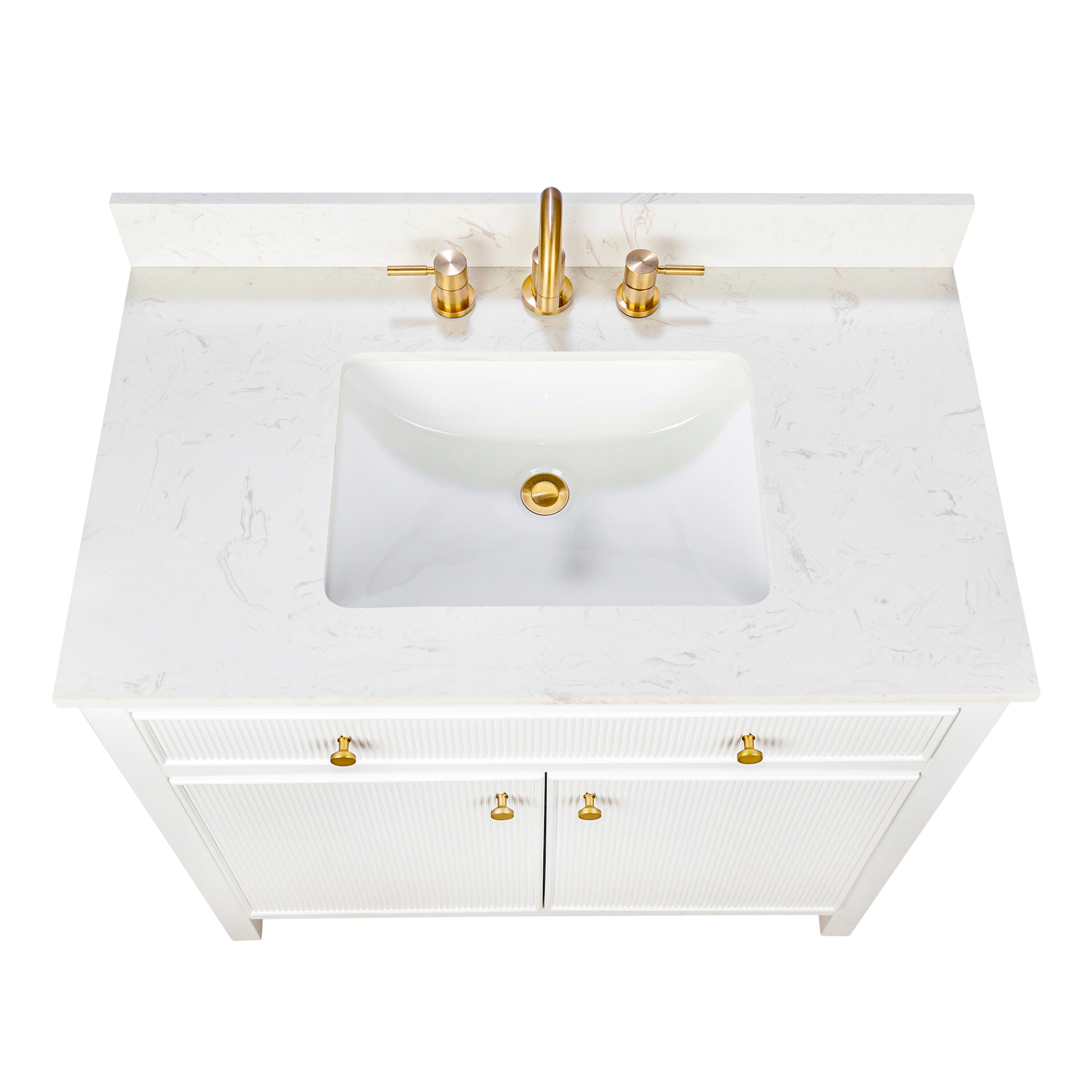 allen + roth Sandbanks 30-in Greige Undermount Single Sink Bathroom Vanity  with White Engineered Stone Top in the Bathroom Vanities with Tops  department at