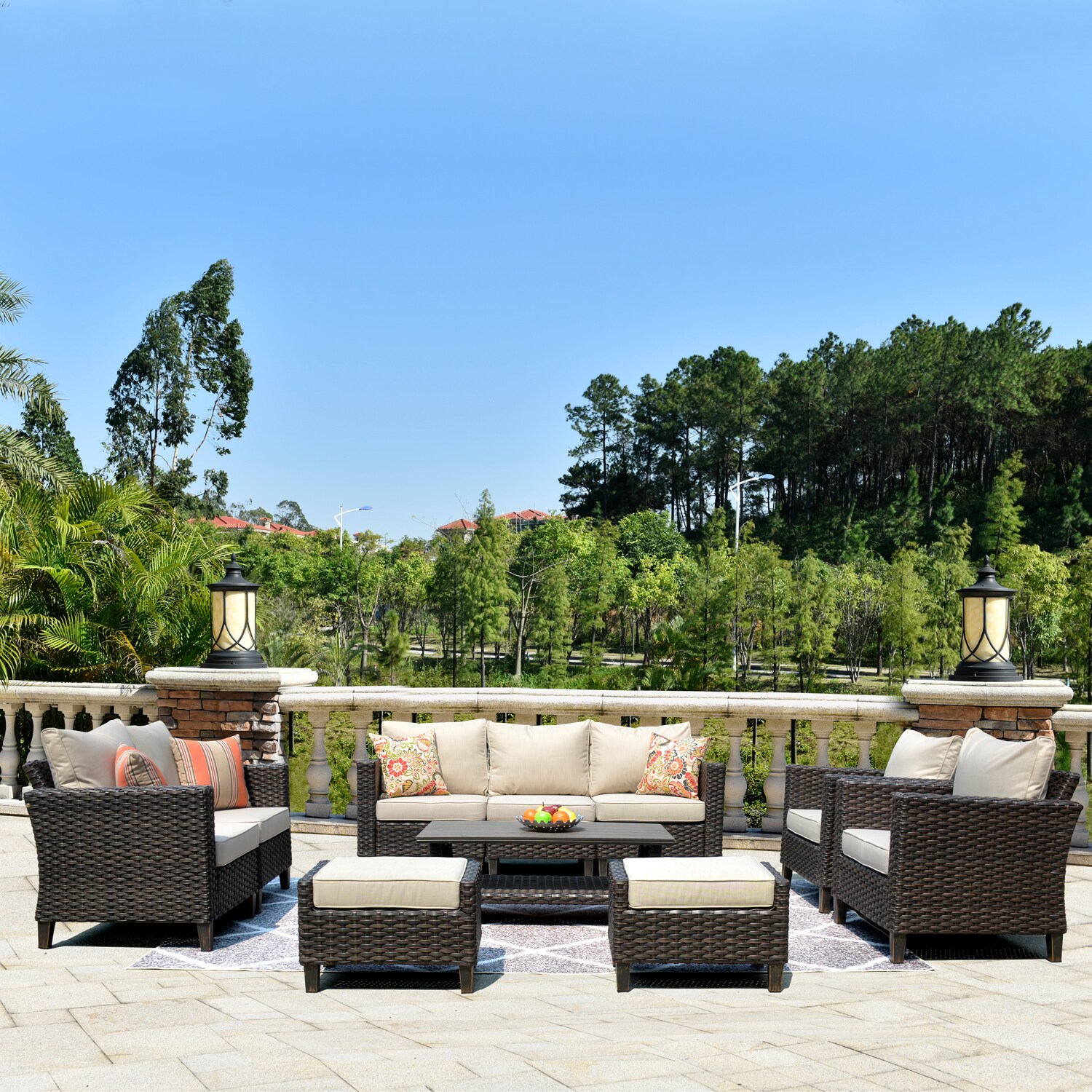Ovios VS824 Patio-Conversation-Sets - View #2