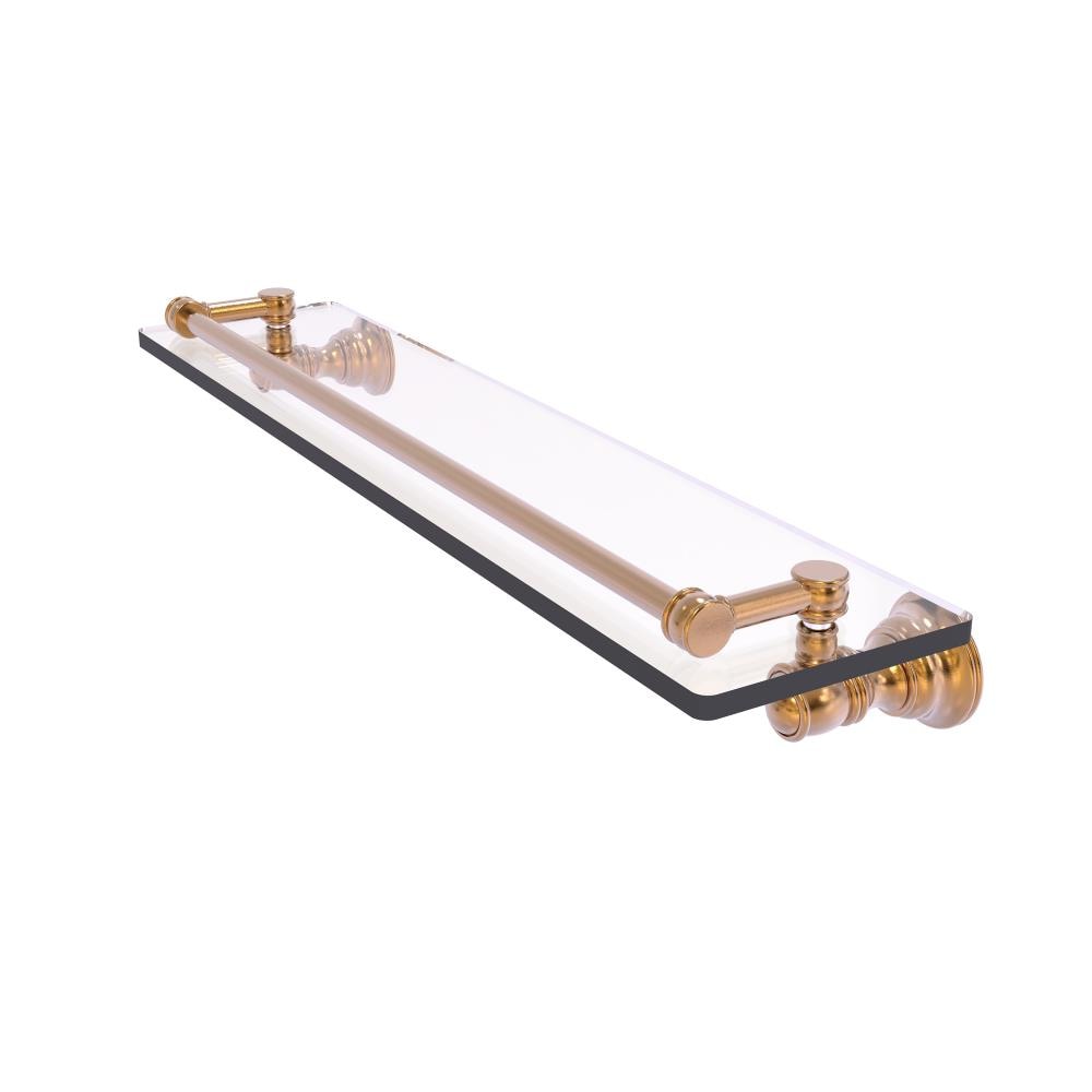 Allied Brass CL-1-22-GAL-BBR Carolina Brushed Bronze Wall mount Bathroom Shelf ( 22-in x 3.3-in x 5-in )