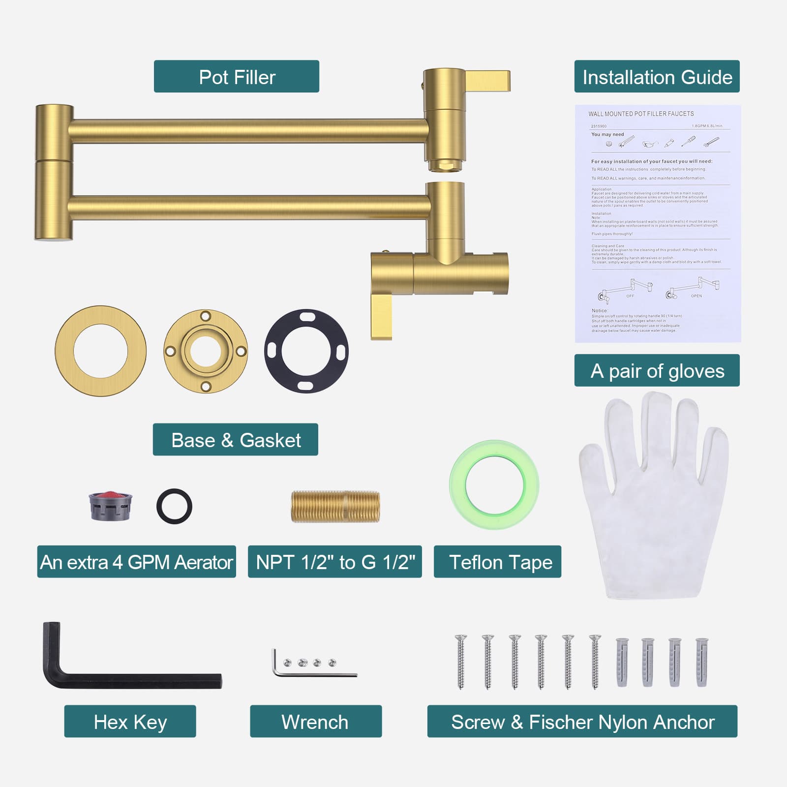 ARCORA AR7105900G Kitchen-Faucets - View #4