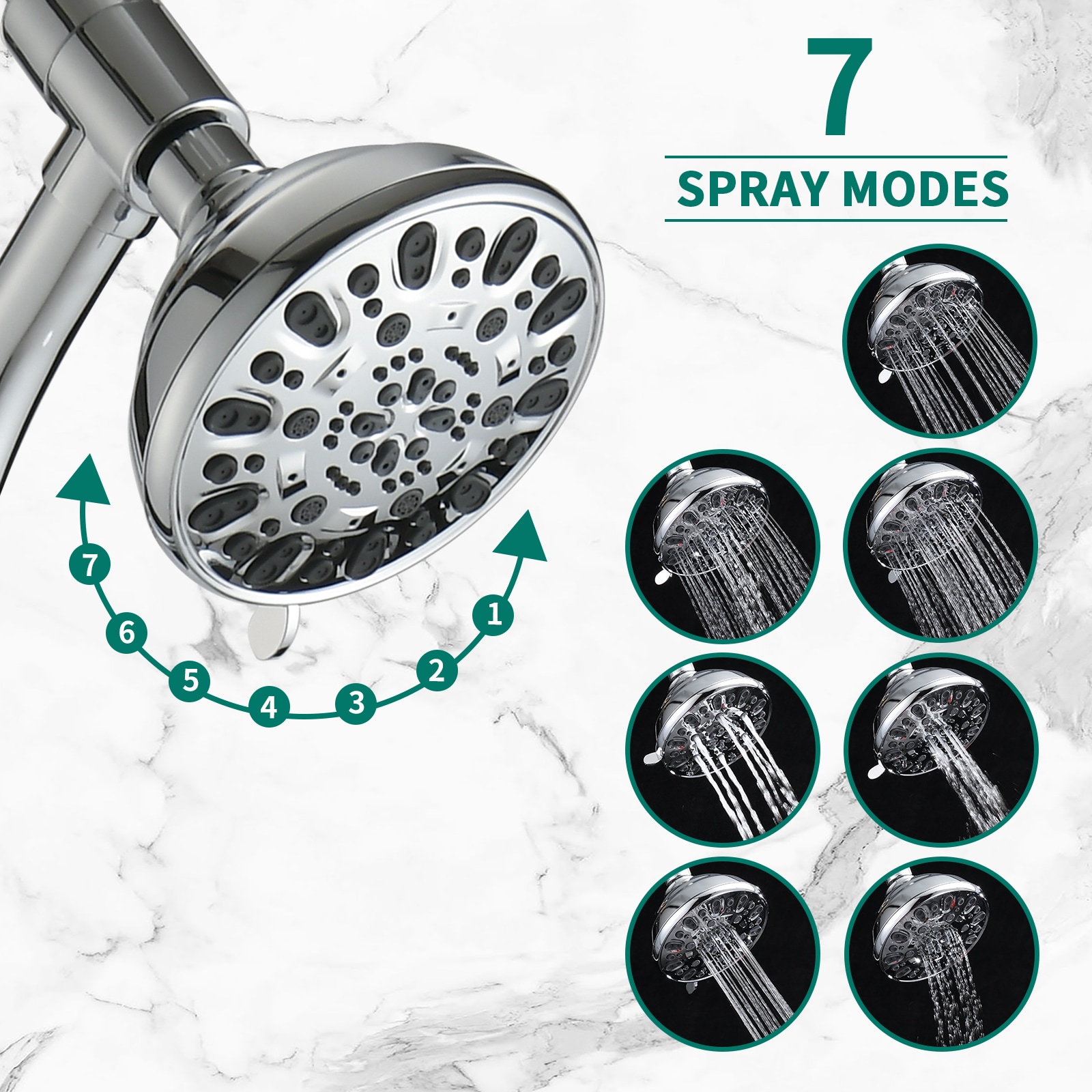 Mondawe MD-KL55528 Showerhead-Bar-Panels - View #6