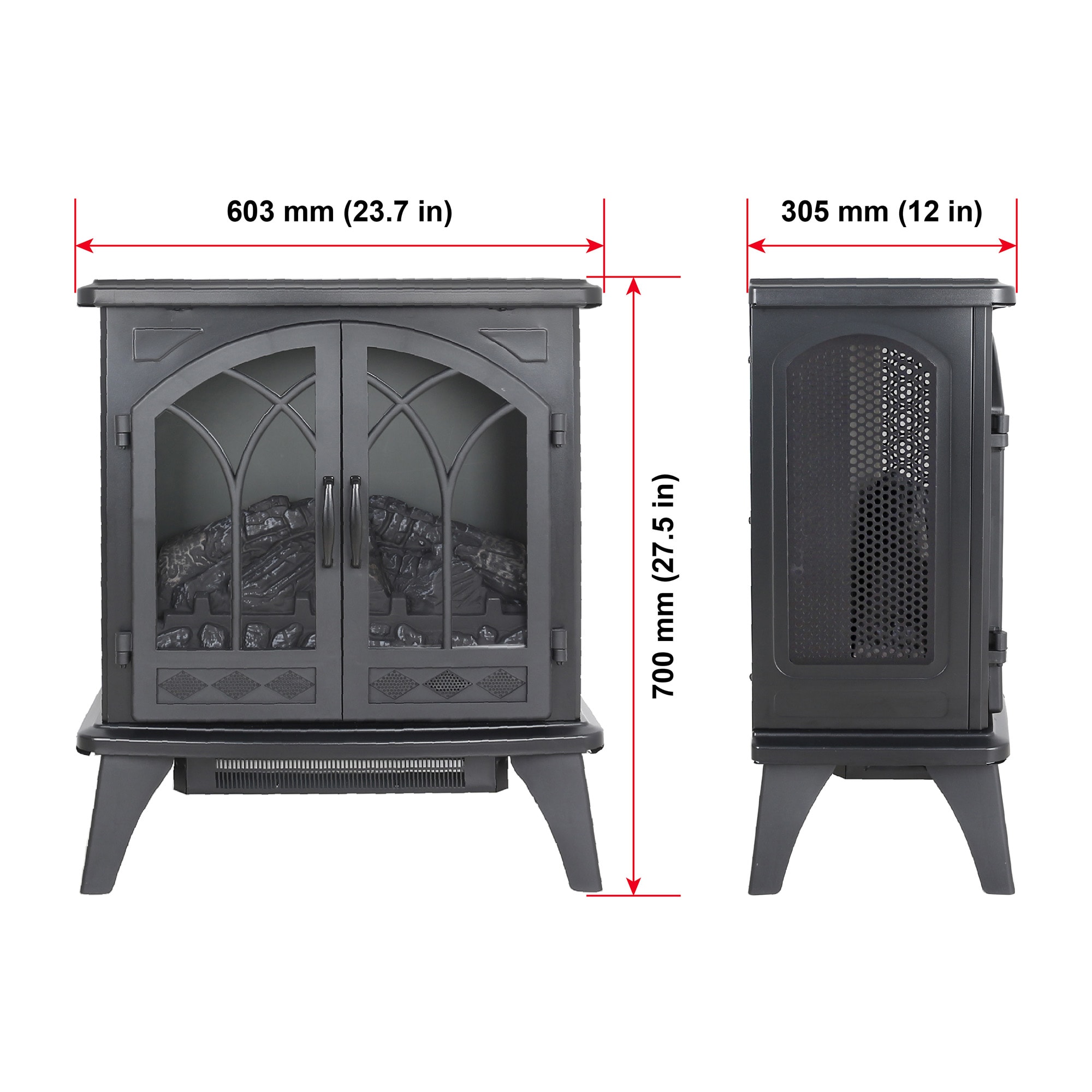 SINOFURN SYC070009BK Electric-Fireplaces - View #8