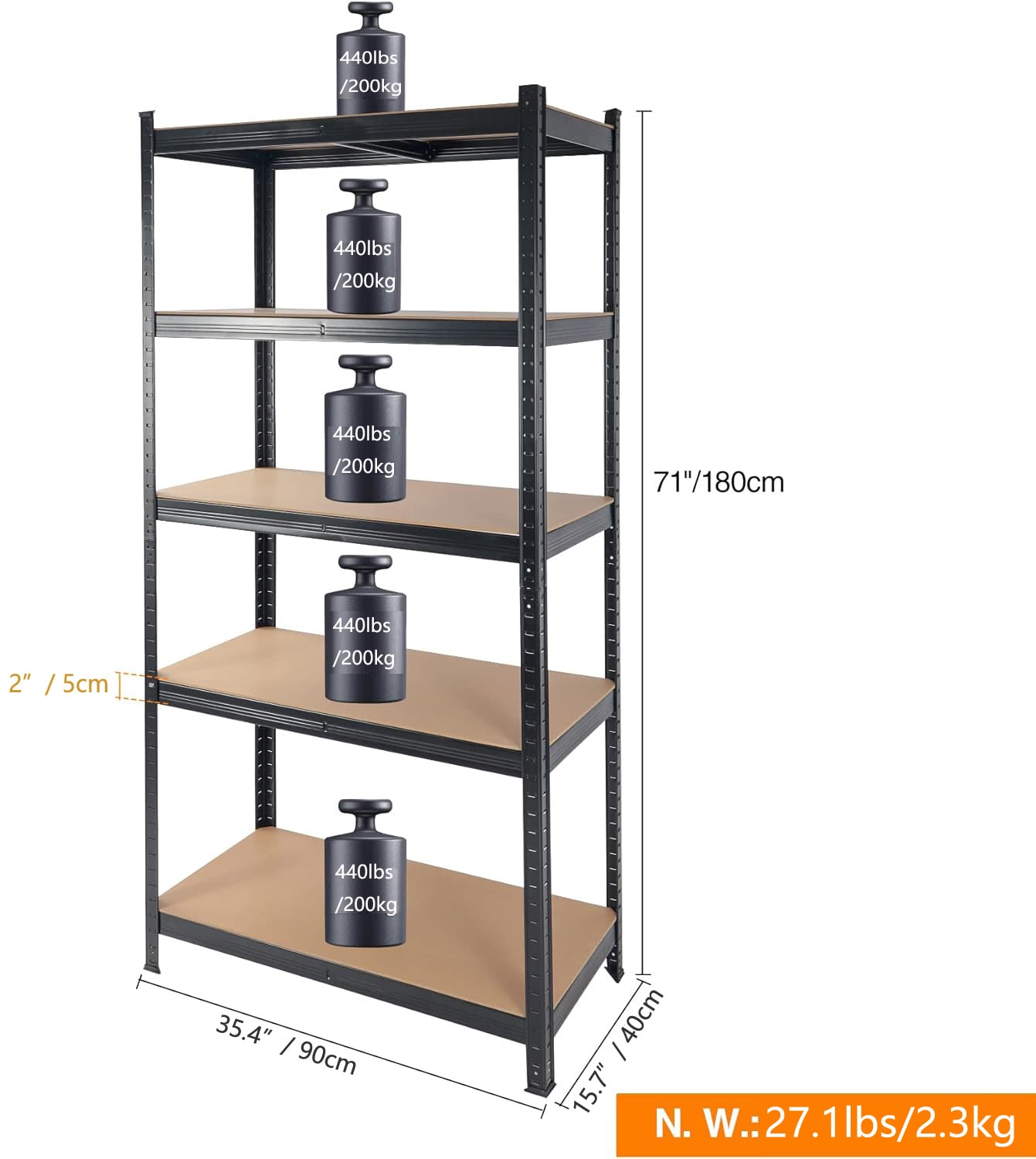 ToolCat NGG30-2-DSG Free-Standing-Shelving - View #5
