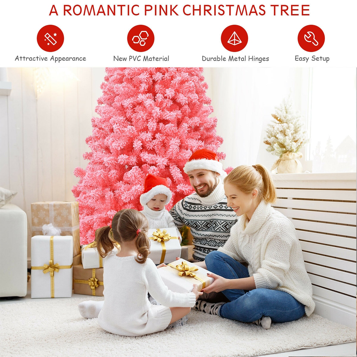 Forclover HYFASDCM10 Artificial-Christmas-Trees - View #2