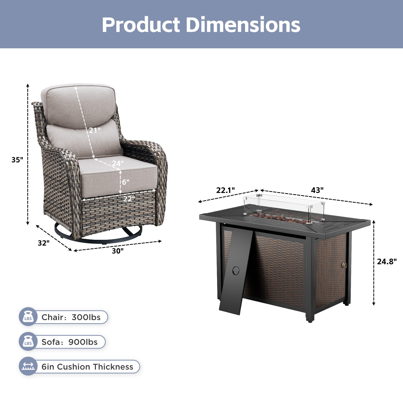 Gymojoy FS2602199 Patio-Conversation-Sets - View #10