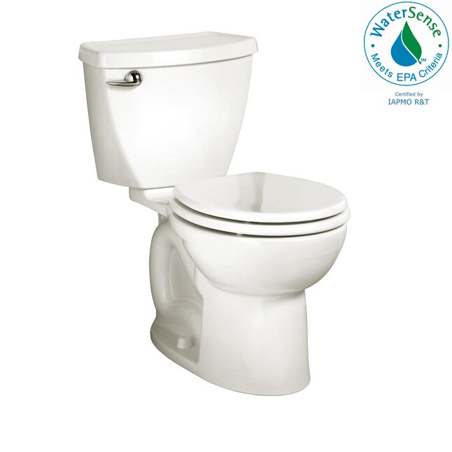 American Standard Cadet 3 White Round Standard Height 2-Piece Toilet 12-in Rough-In Size American Standard Cadet 3 White Round Standard Height 2-Piece Toilet 12-in Rough-In Size