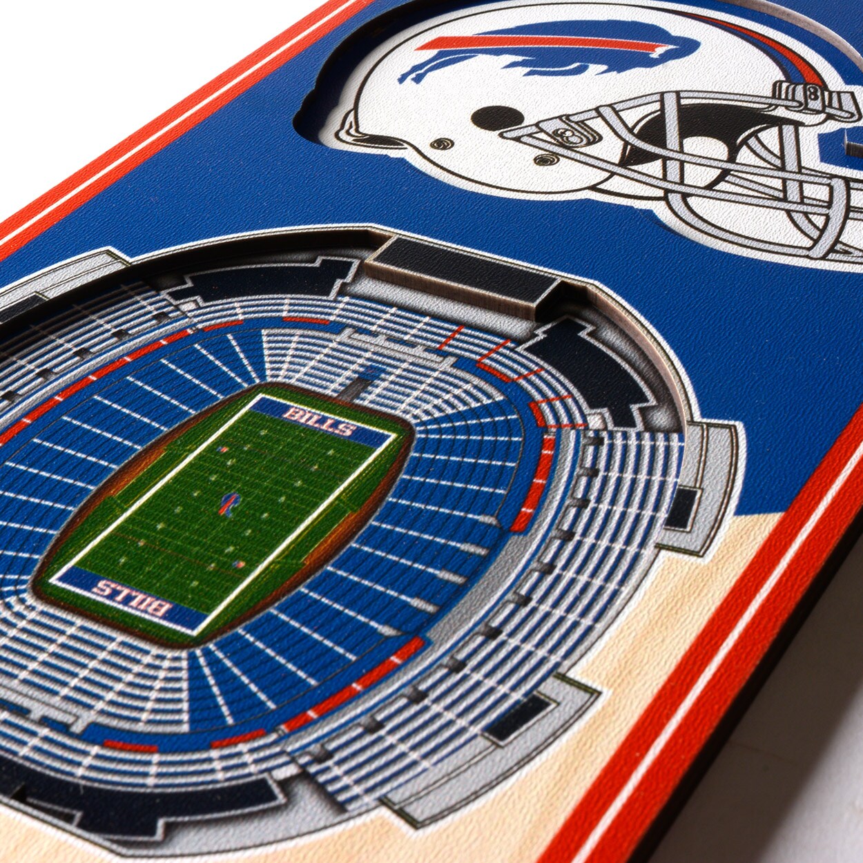 Buffalo Bills 3D Stadium Wood Wall Art