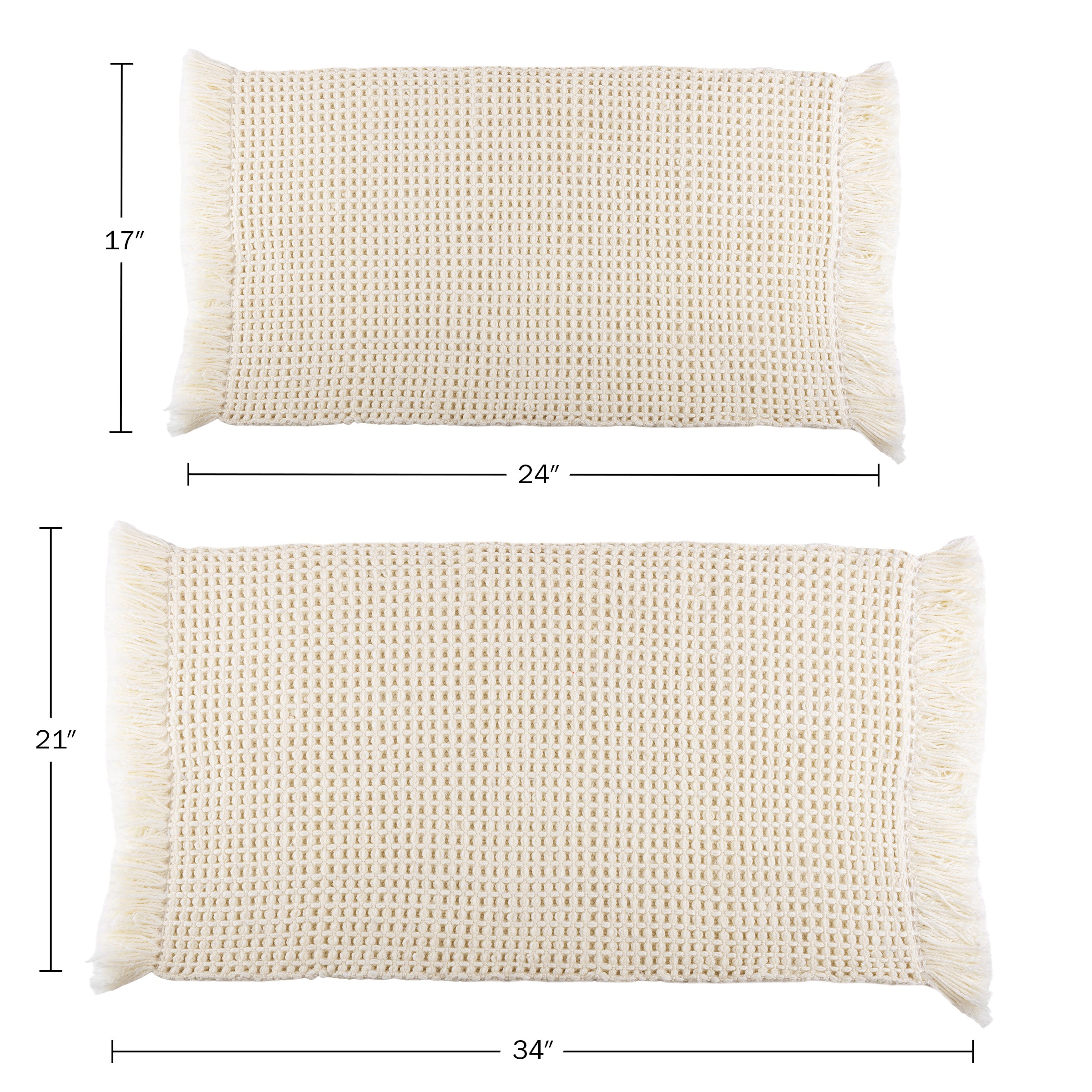 Lavish Home ST-BATH3-IVY Bath-Rugs - View #6