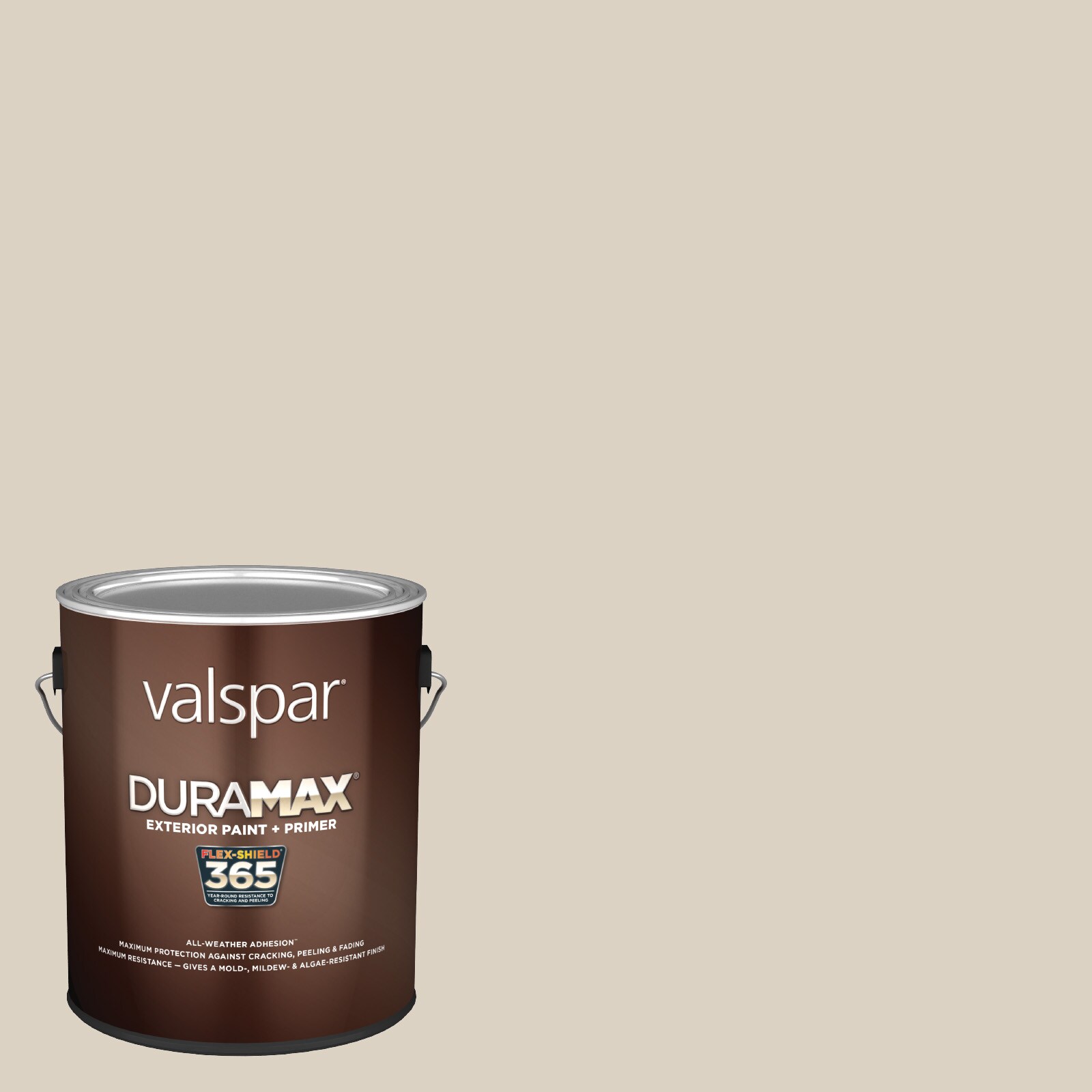 Valspar Duramax Flat Natural Tan Hgsw4019 Latex Exterior Paint + Primer  (1-Gallon) at