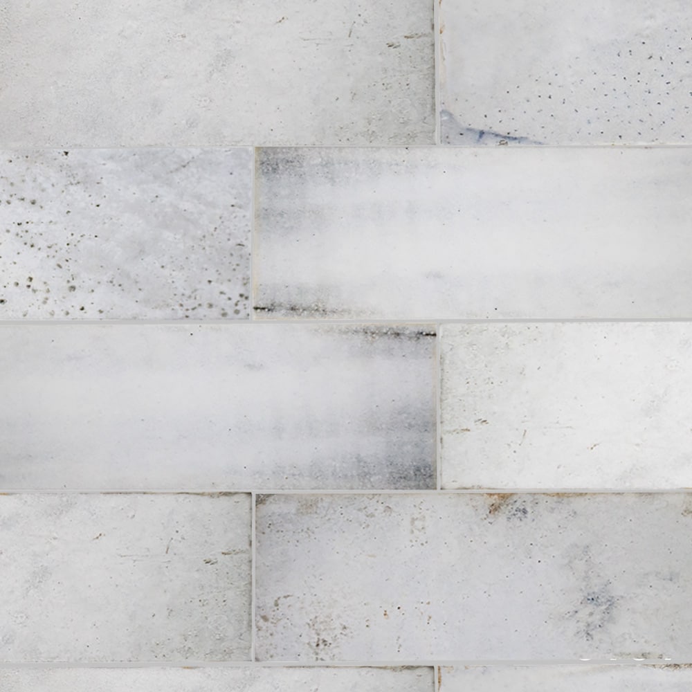 Boutique Ceramic LW230525401 Urban White 3-in x 9-in Glazed Ceramic Subway Wall Tile (0.181-sq. ft/ Piece)