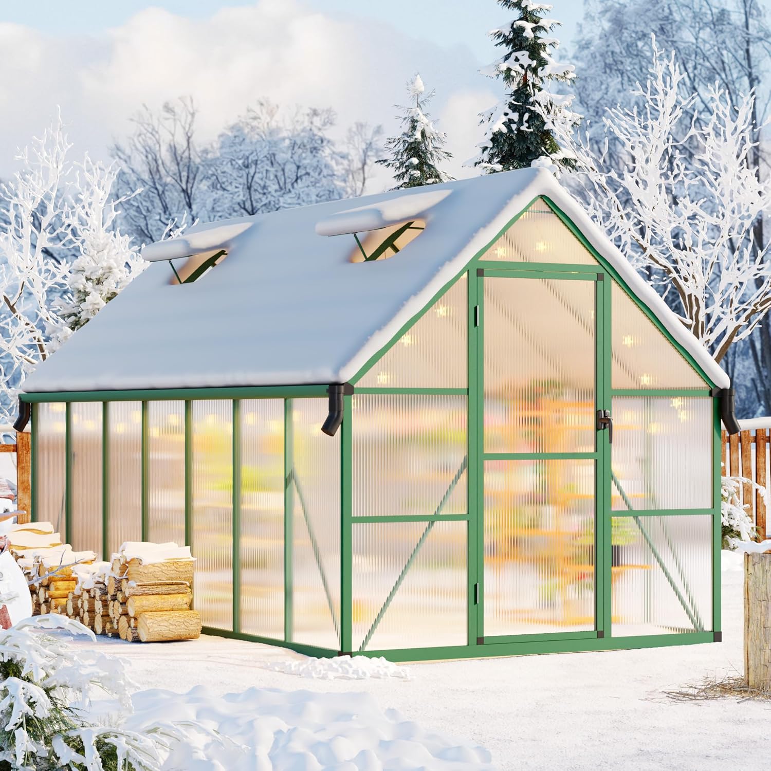 GAOMON CQC-XIGYFF588LS greenhouses - View #6