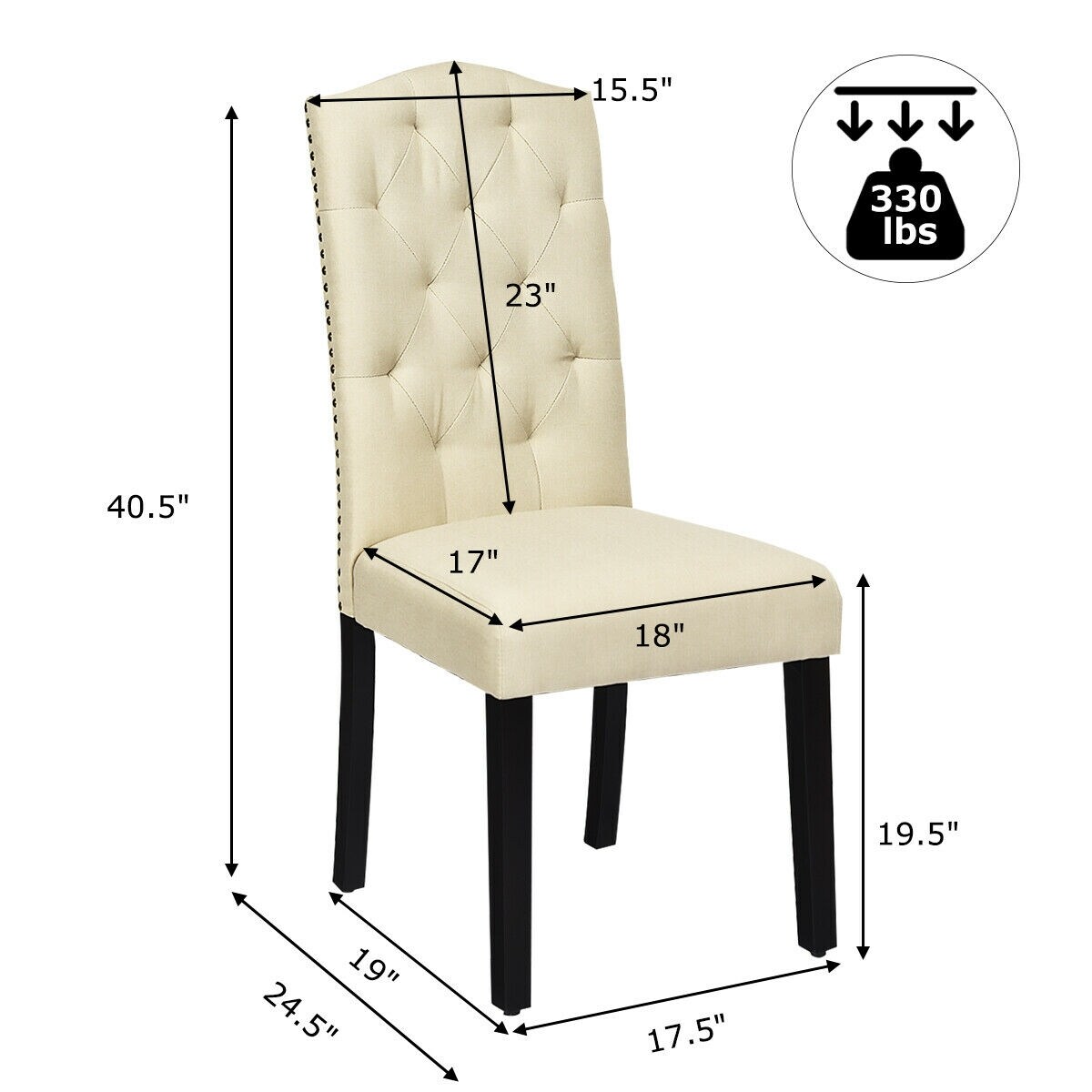 CASAINC WF-HW65994BE-2-LA chairs - View #4