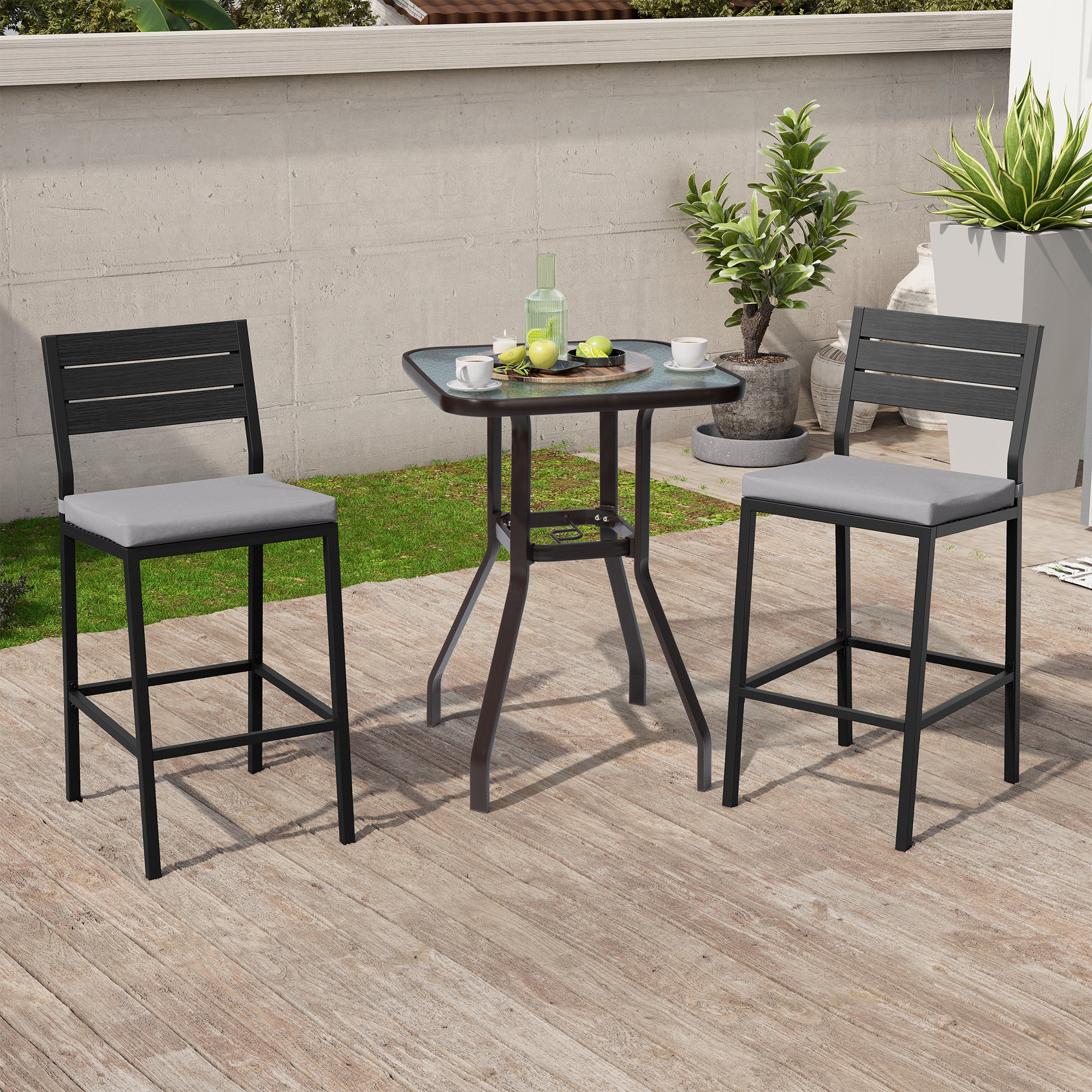 Crestlive Products CL-ST014LGY-2 Patio-Chairs - View #8