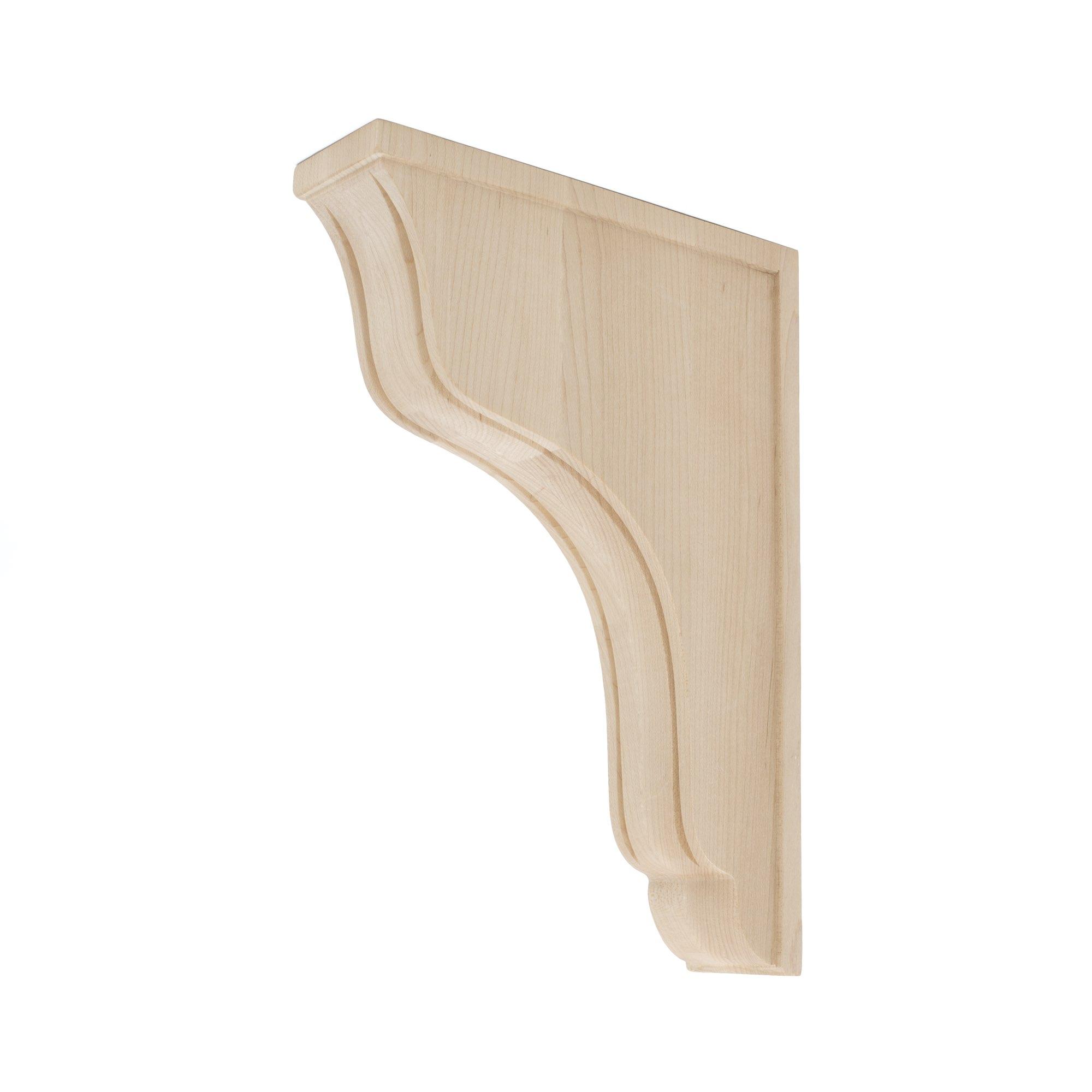 Architectural Products by Outwater 1.875-in x 7-in x 10-in Plain Unfinished Maple Wood Paintable/Stainable Corbel #RWC905-S-2PK