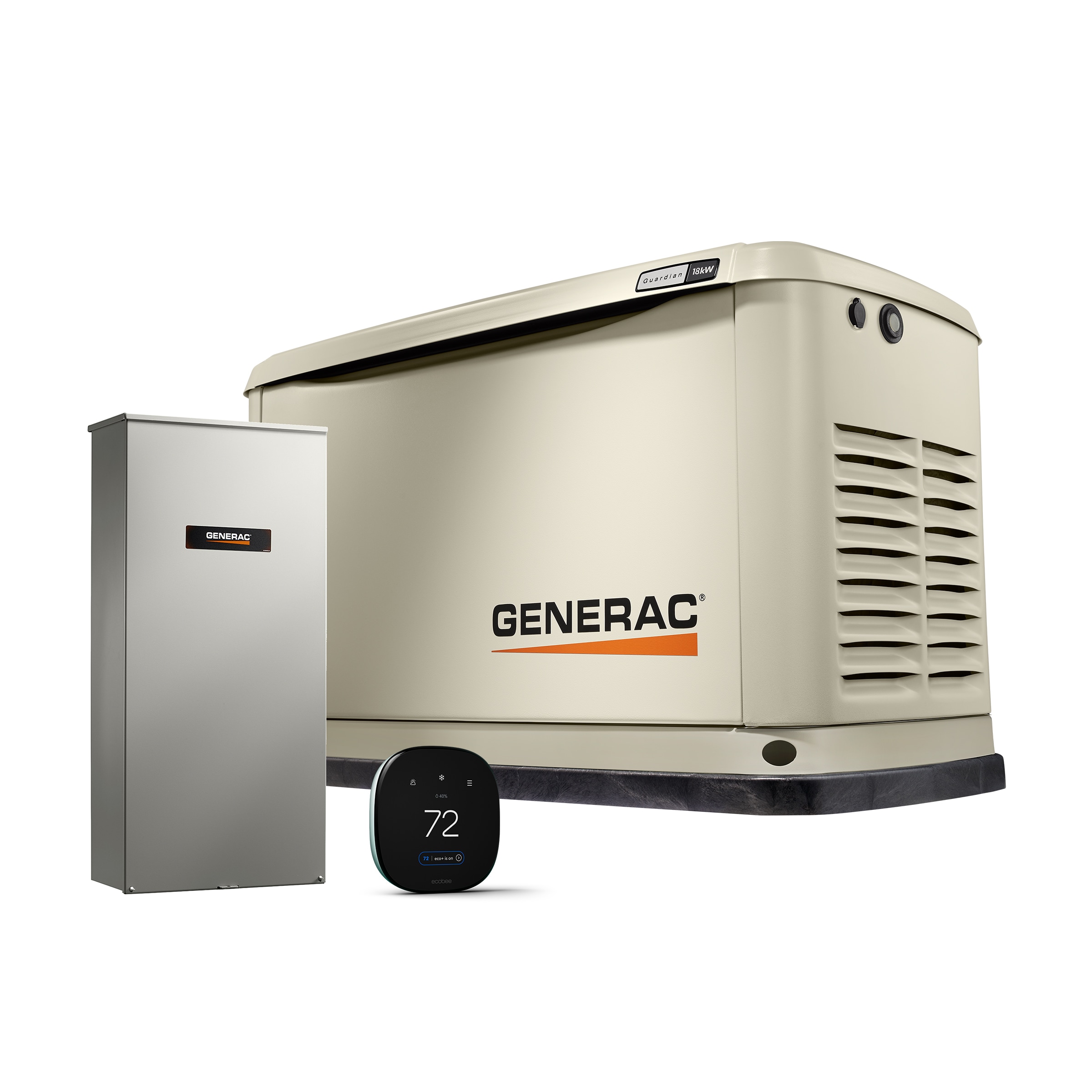 Generac 18kW Home Standby Generator + ecobee Smart Thermostat Enhanced Bundle
