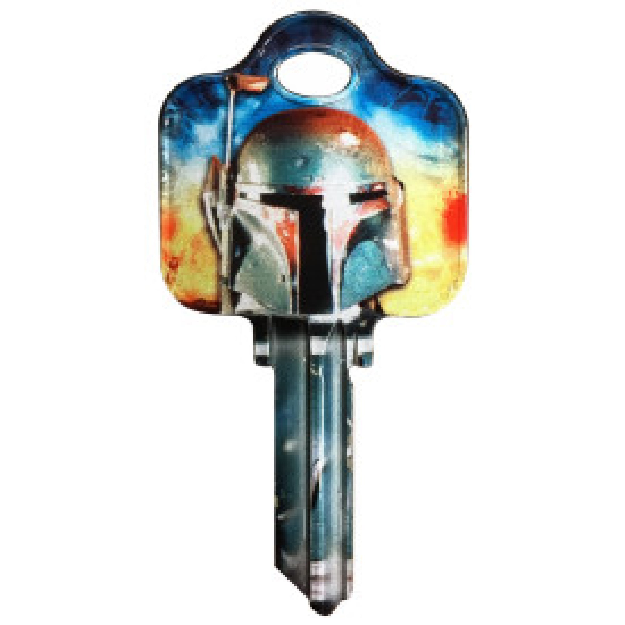Minute Key 9987001 Blue, Green, Yellow 68 SC1 Brass House/Entry Key Blank