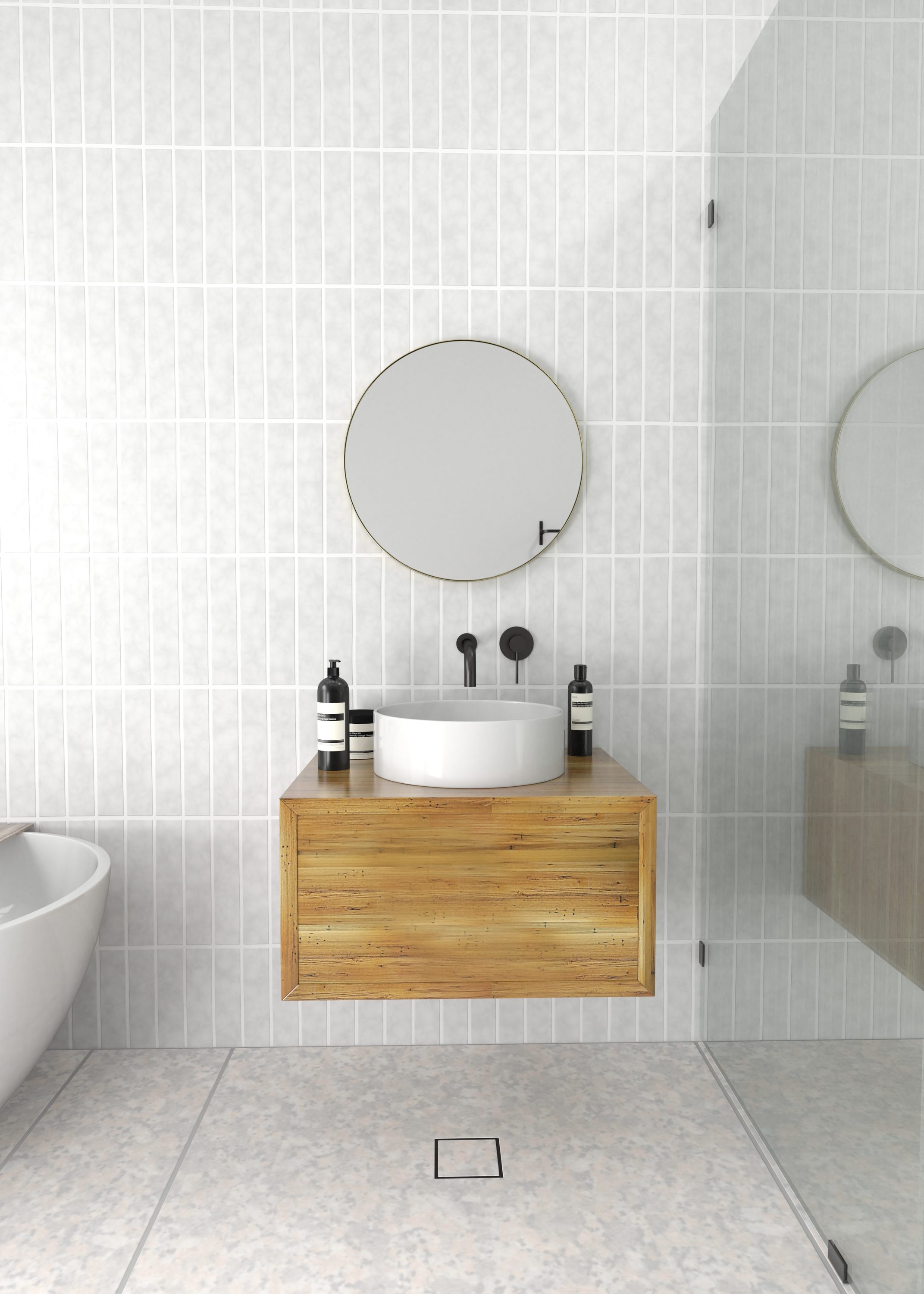 Glass Warehouse MF-R-20-SB Decor-Mirrors - View #3
