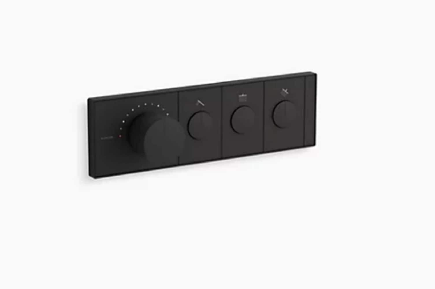 KOHLER K-26347-9-BL Matte Black 1-handle Sold separately Shower Faucet