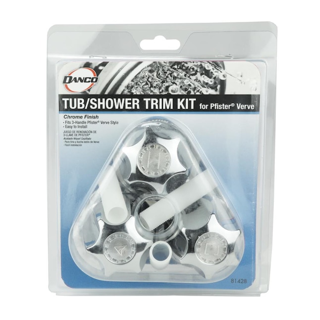 Danco Tub/shower TrimKit  Price Pfister 3-handle Verve Style Chrome 81428 NEW