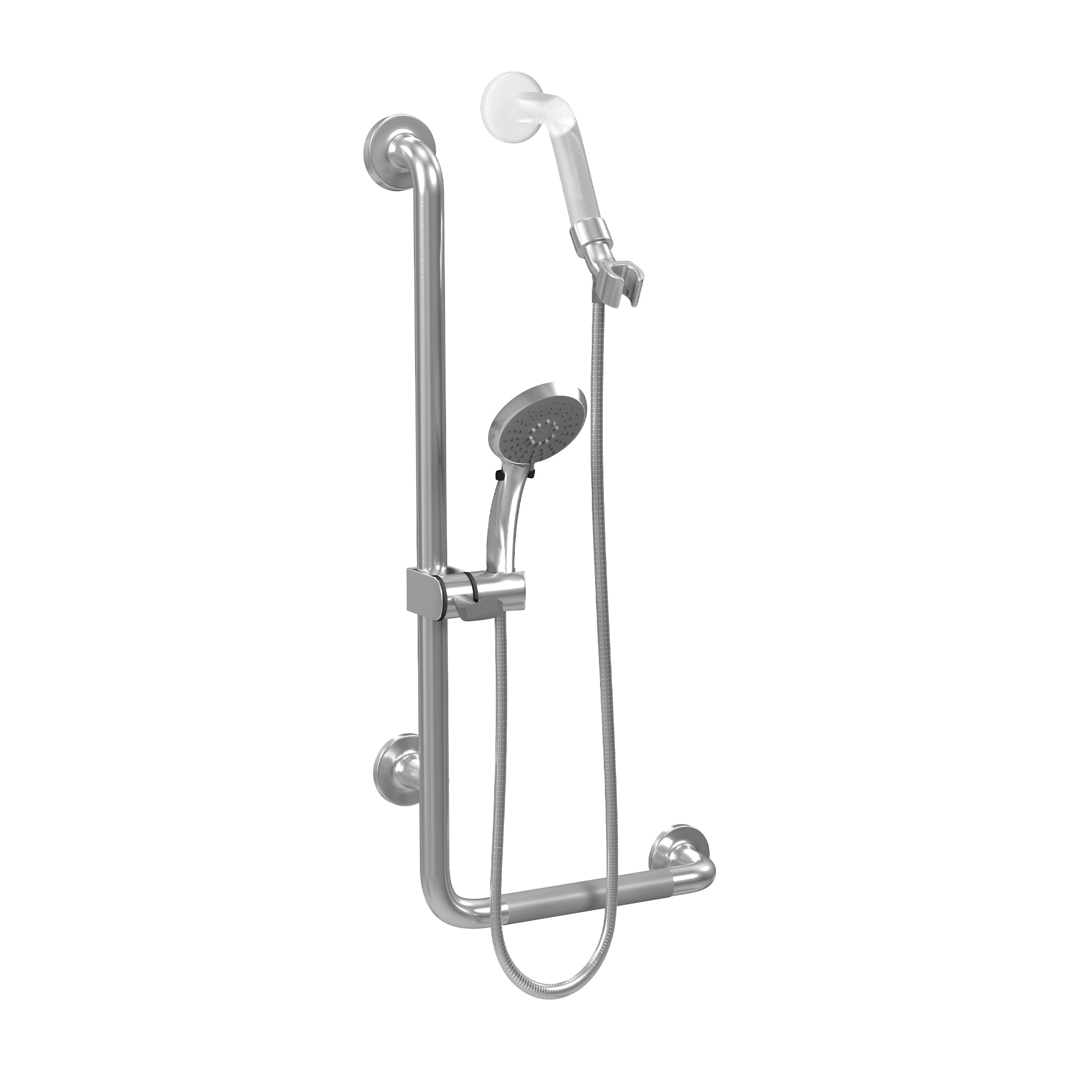 PULSE 4001L-SSB Stainless Steel Polished Shower Faucet Bar System