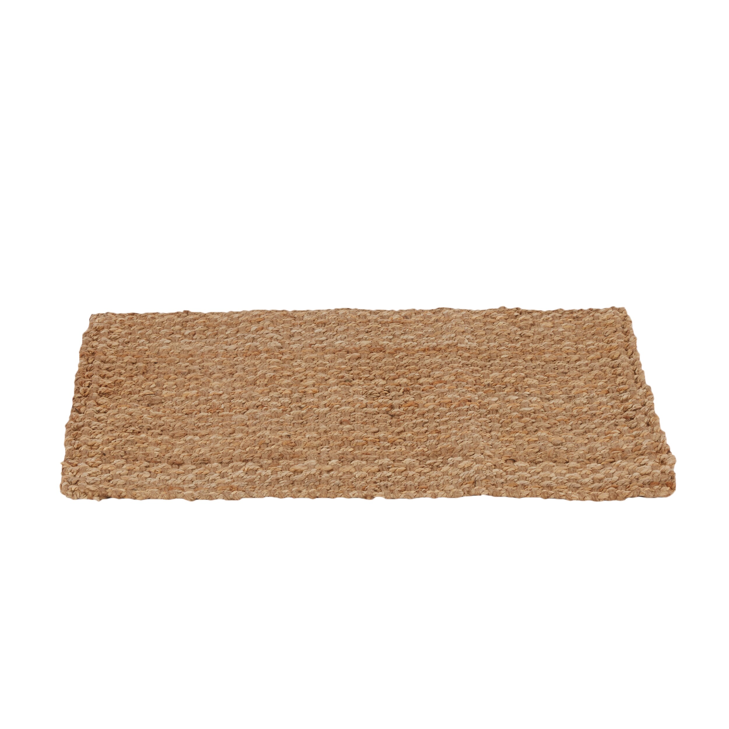 Paco Home Hand-Woven Area Rug Round with Natural Jute Fibers in Beige Brown, Size: 3'11 Round