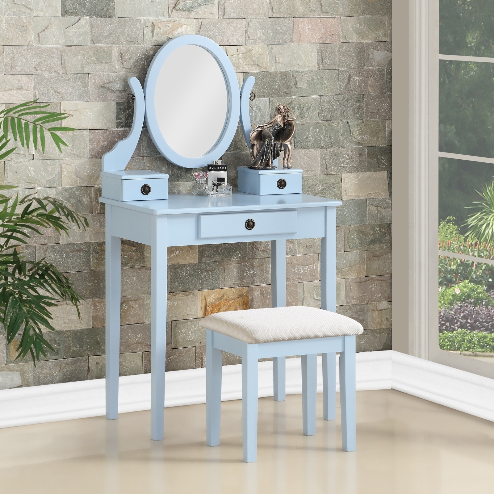 Blue Makeup Vanities at Lowes.com