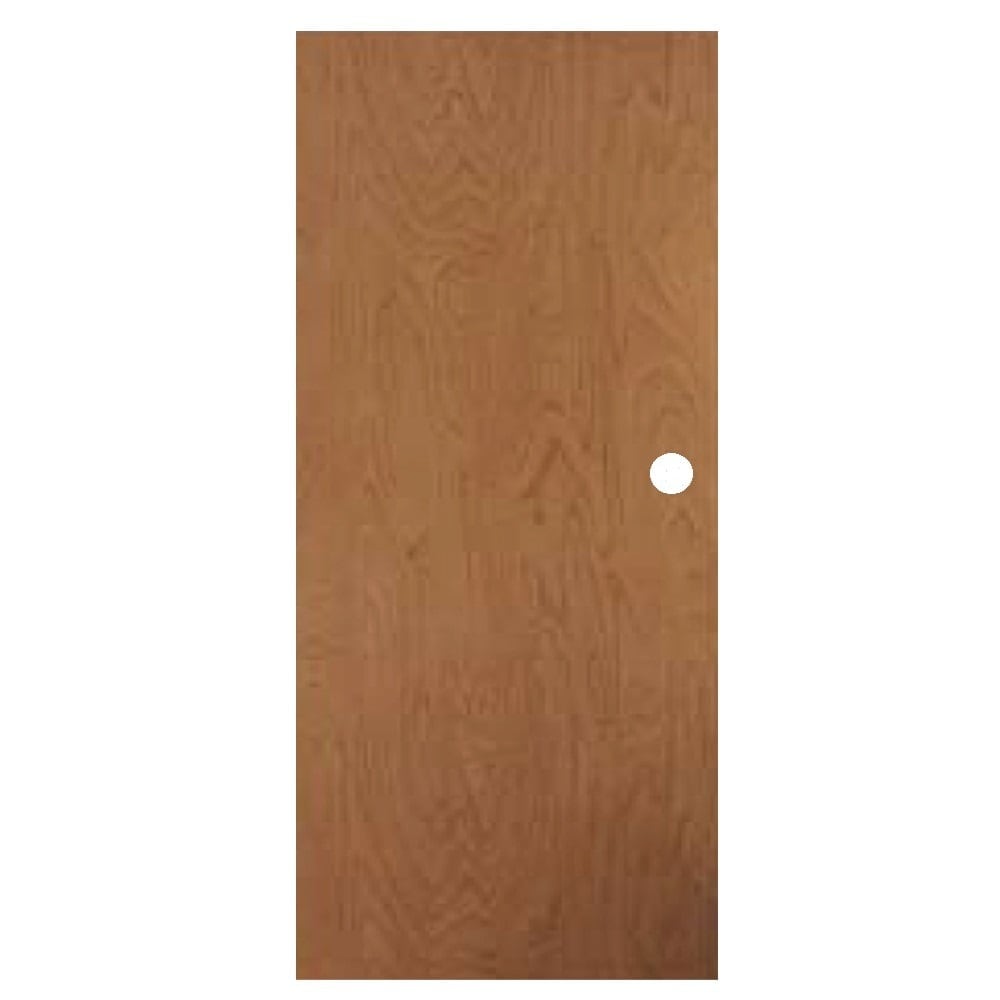 RELIABILT ABS612812 28-in x 80-in Unfinished Flush Textured Hollow core Unfinished Lauan Wood Slab Door with Lockset Bore