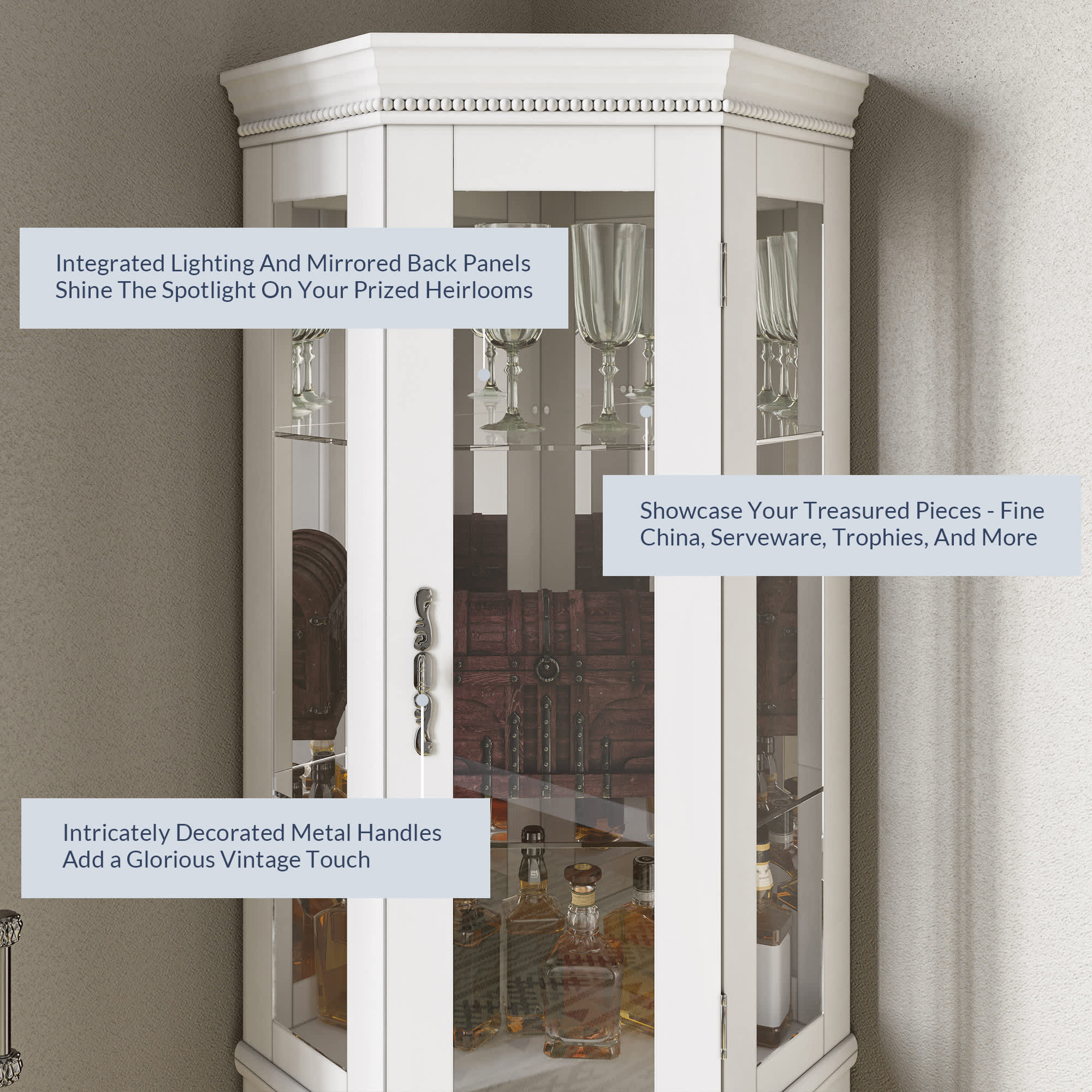 Belleze 014-HG-43504-WH chests - View #3