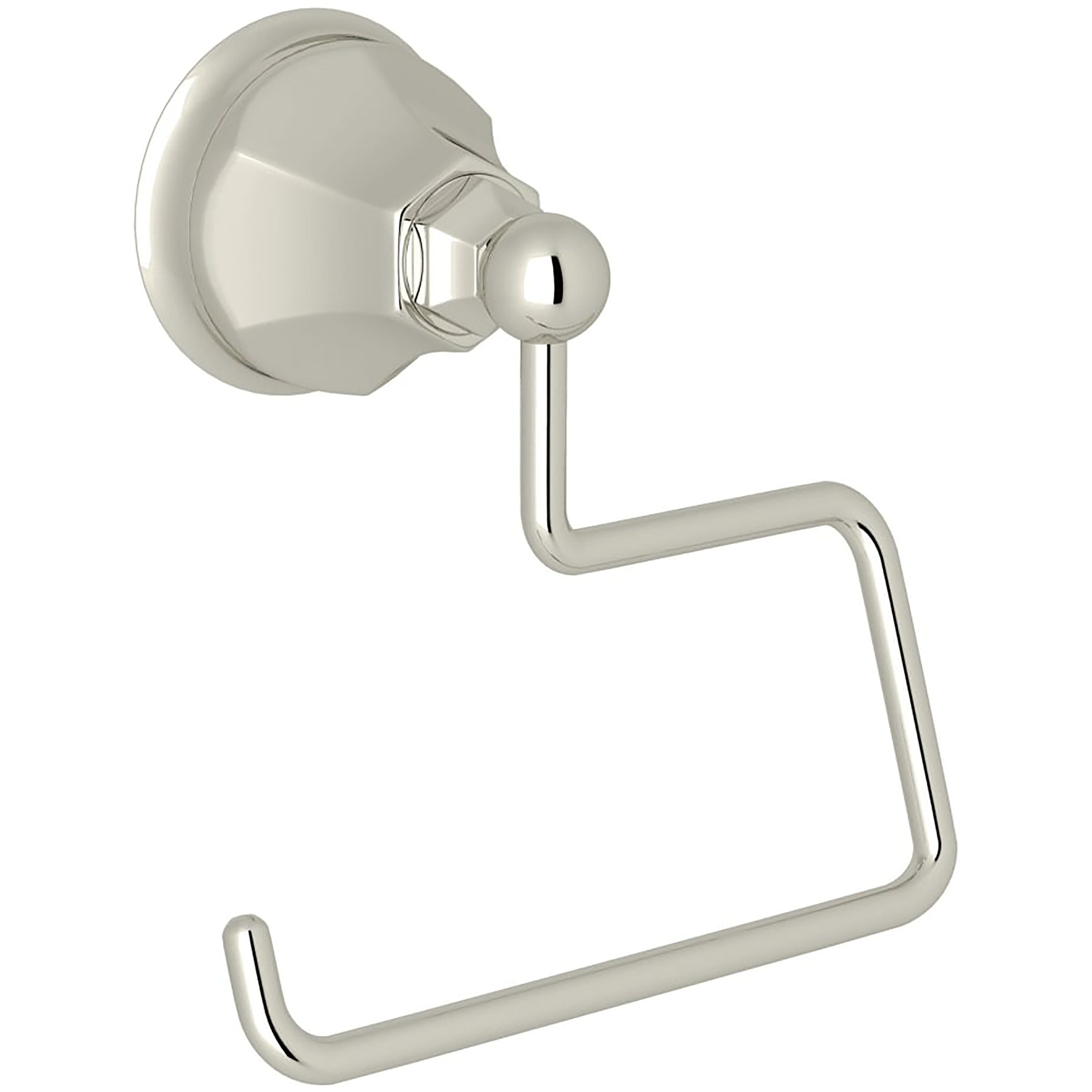 Rohl Polished Nickel Wall Mount Euro Toilet Paper Holder In The Toilet   62981238 