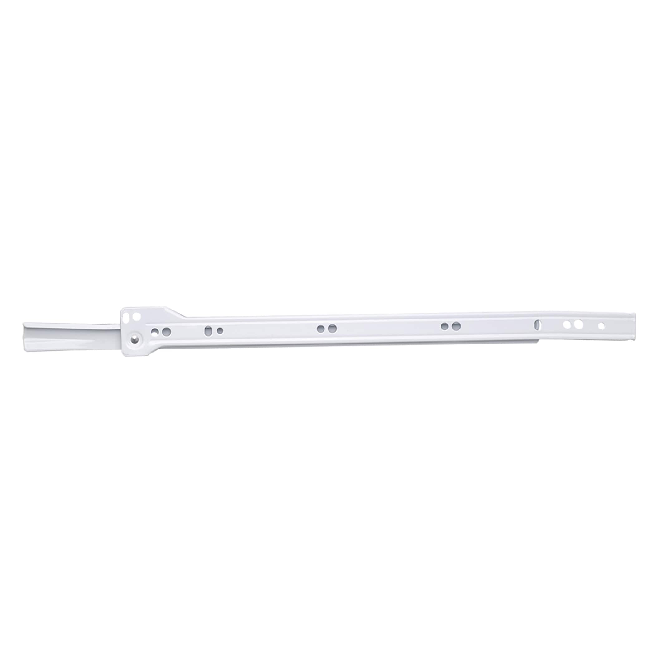 Hickory Hardware 14-in 3/4 extension Self-Closing Side Mount European 75-lb Load Capacity Heavy Duty White Drawer Slide 5 -Pair 10 -Pieces #P1750/14-W-5B