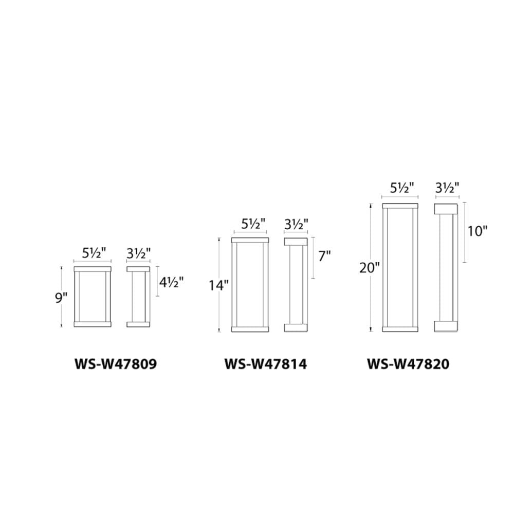 dweLED WS-W47809-BK Outdoor-Wall-Lighting - View #2