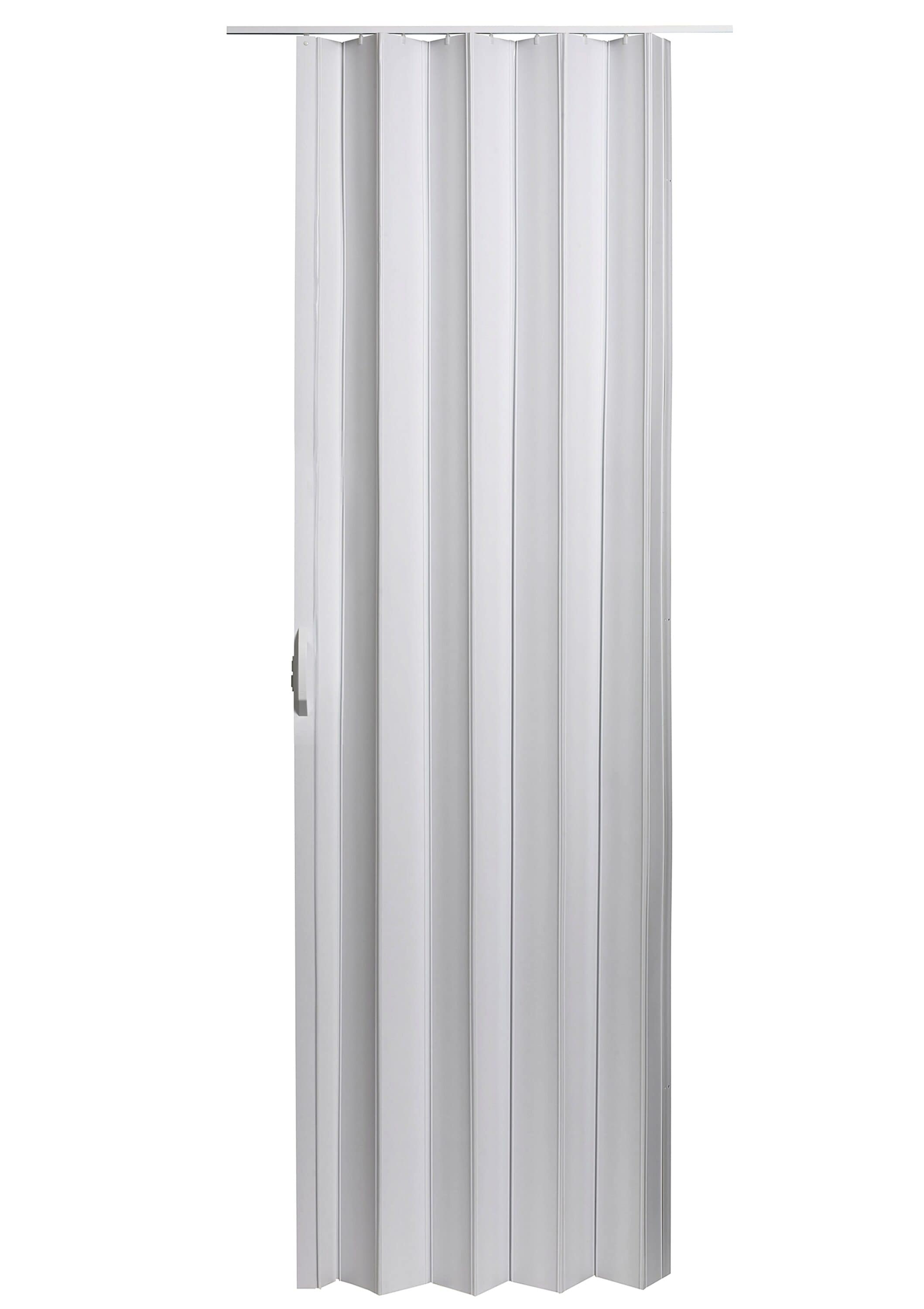 Spectrum HSR3680H Regent 36-in x 80-in Reversible/Universal Handing White PVC Accordion Door ( Hardware Included )
