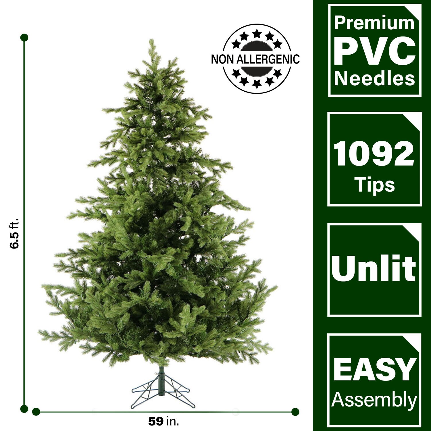 Fraser Hill Farm FFFX065-0GR Artificial-Christmas-Trees - View #2