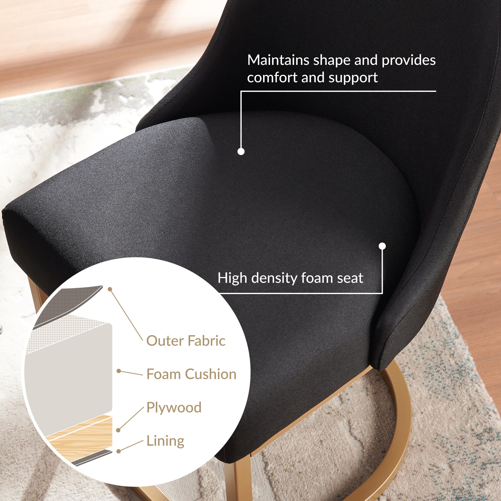 Leick Home 214510 Dining-Chairs - View #4