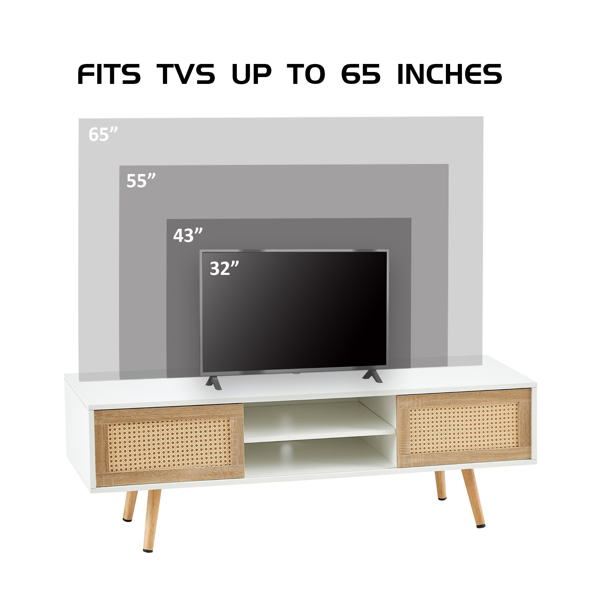 LIVIZA GIZ-SA5518W Tv-Stands - View #4