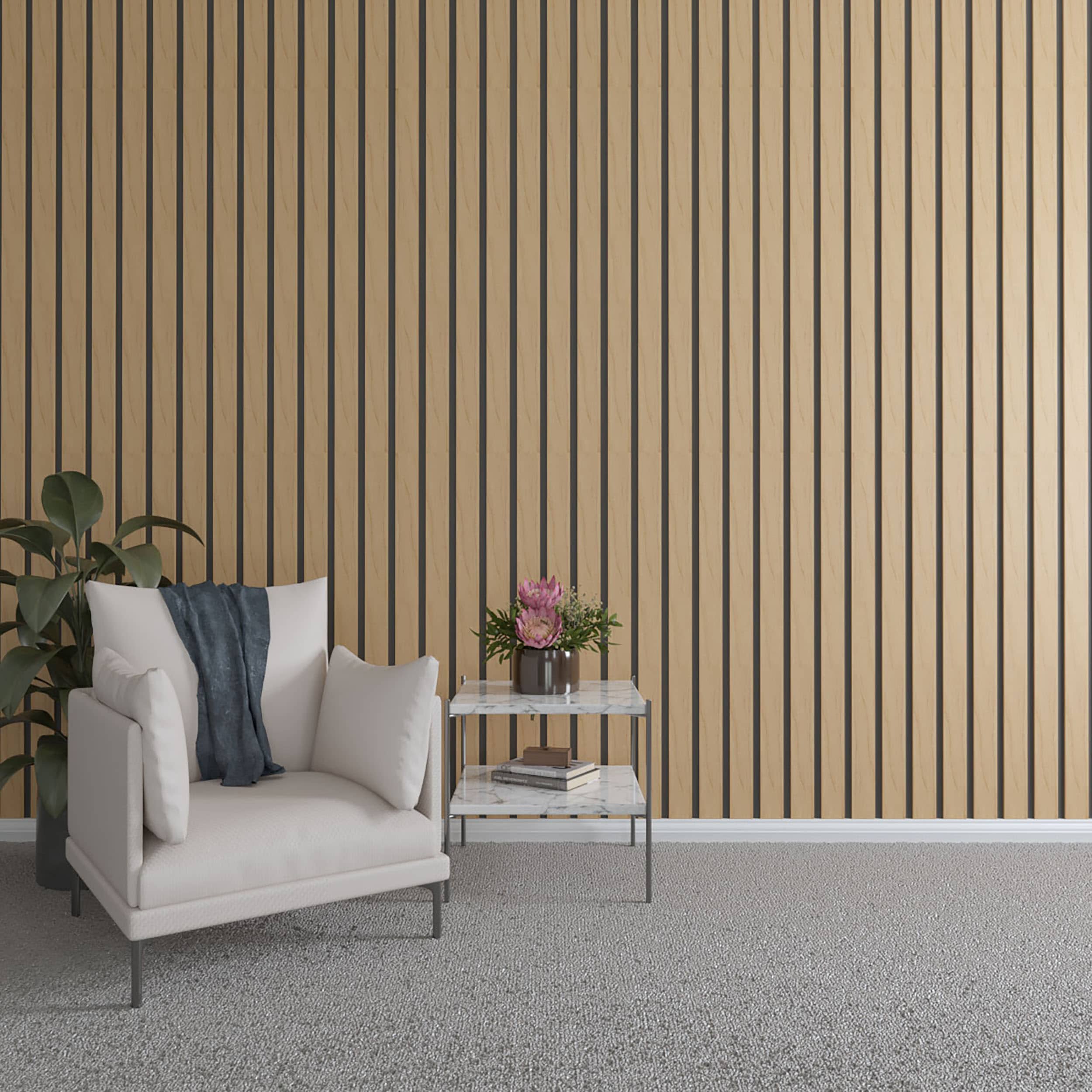 Ekena Millwork SWW60X48X0375MA 3-in x 3.91-ft Unfinished Smooth Maple Maple Wall Plank ( 15 -Pack , Covers 15-sq ft )
